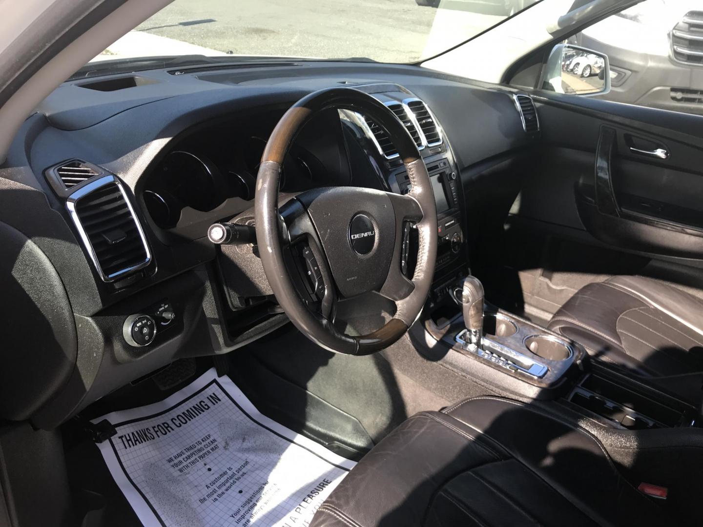 2012 White /Black GMC Acadia Denali AWD (1GKKVTED8CJ) with an 3.6L V6 DOHC 24V engine, 6-Speed Automatic transmission, located at 577 Chester Pike, Prospect Park, PA, 19076, (610) 237-1015, 39.886154, -75.302338 - 2012 GMC Acadia Denali: AWD, 3rd row seating, sunroofs, DVD player, navigation system, SUPER CLEAN, runs LIKE NEW! This vehicle comes inspected and has been given a bumper to bumper safety check. It is very clean, reliable, and well maintained. We offer a unique pay plan that is known for being t - Photo#13