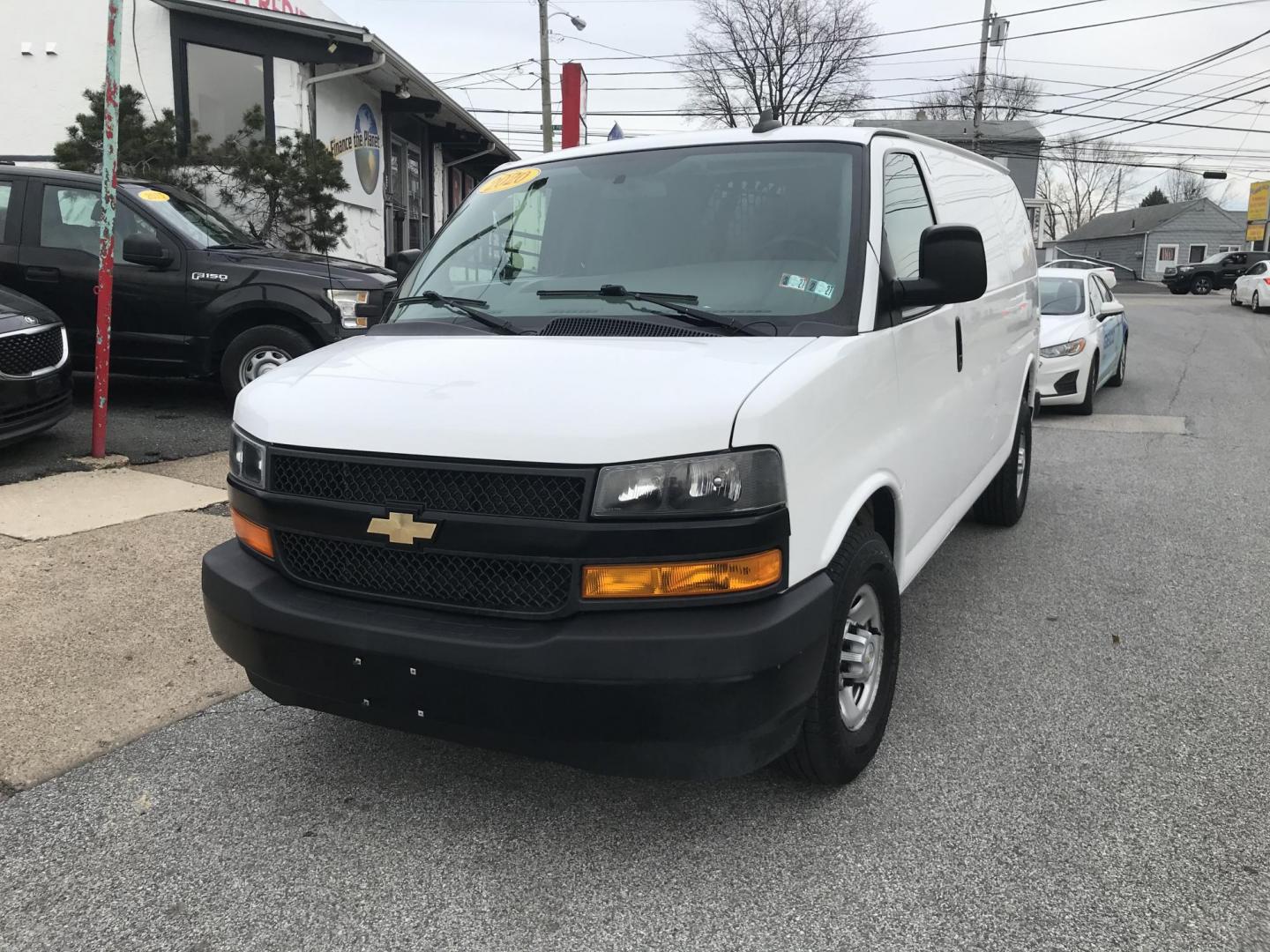2020 White /Gray Chevrolet Express 2500 Cargo (1GCWGAFG0L1) with an 6.0L V8 OHV 16V FFV engine, 6A transmission, located at 577 Chester Pike, Prospect Park, PA, 19076, (610) 237-1015, 39.886154, -75.302338 - 2020 Chevrolet Express 2500: Backup camera, new PA inspection, SUPER CLEAN, FLEET MAINTAINED! This vehicle comes inspected and has been given a bumper to bumper safety check. It is very clean, reliable, and well maintained. We offer a unique pay plan that is known for being the easiest and fastes - Photo#2