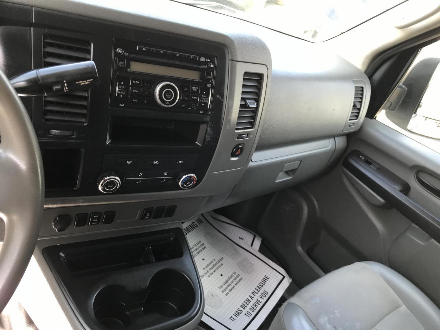 2016 White /Gray Nissan NV Cargo 2500 HD S V6 High Roof (1N6BF0LY5GN) with an 4.0L V6 engine, 5A transmission, located at 577 Chester Pike, Prospect Park, PA, 19076, (610) 237-1015, 39.886154, -75.302338 - 2016 Nissan NV 2500 High Roof: Only 123k miles, ladder racks, shelving, partition, new PA inspection, FLEET MAINTAINED! This vehicle comes inspected and has been given a bumper to bumper safety check. It is very clean, reliable, and well maintained. We offer a unique pay plan that is known for be - Photo#13
