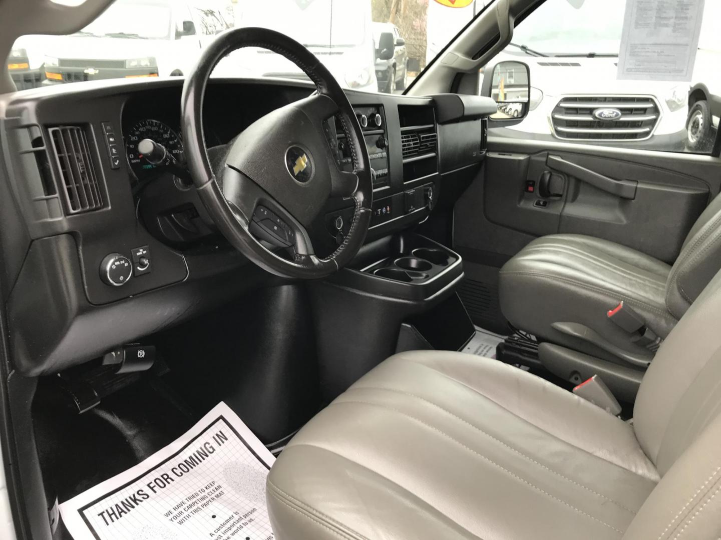 2020 White /Gray Chevrolet Express 2500 Cargo (1GCWGAFP4L1) with an 4.3L V6 engine, 6A transmission, located at 577 Chester Pike, Prospect Park, PA, 19076, (610) 237-1015, 39.886154, -75.302338 - 2020 Chevy Express 2500: Ladder racks, shelving, partition, no side or rear windows, new PA inspection, FLEET MAINTAINED! This vehicle comes inspected and has been given a bumper to bumper safety check. It is very clean, reliable, and well maintained. We offer a unique pay plan that is known for - Photo#7