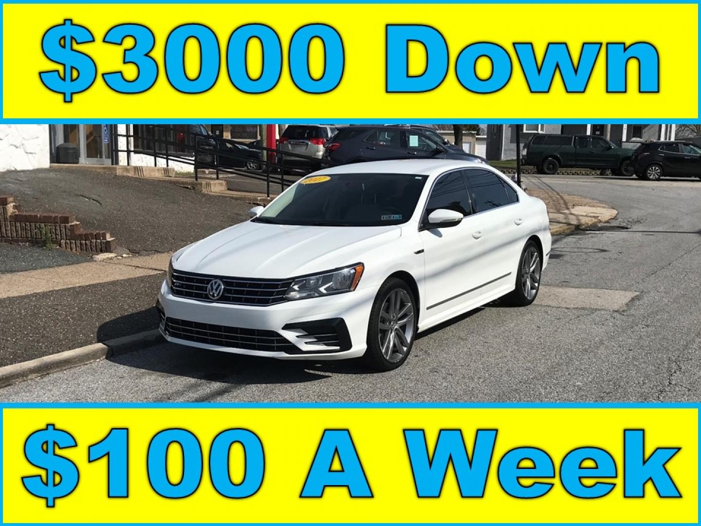 2017 White /Tan Volkswagen Passat R-Line (1VWDT7A34HC) with an 1.8L L4 Gas engine, 6A transmission, located at 577 Chester Pike, Prospect Park, PA, 19076, (610) 237-1015, 39.886154, -75.302338 - 2017 Volkswagen Passat: Screen radio w/ backup camera, great on gas, new PA inspection, SUPER CLEAN, runs LIKE NEW! This vehicle comes inspected and has been given a bumper to bumper safety check. It is very clean, reliable, and well maintained. We offer a unique pay plan that is known for being - Photo#0
