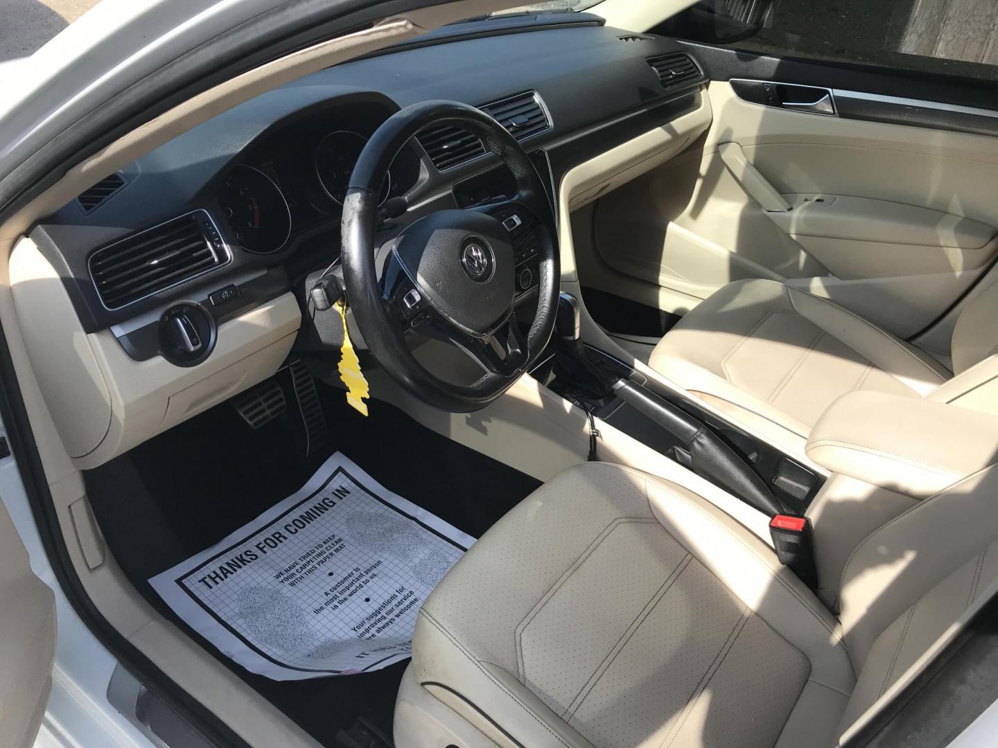 2017 White /Tan Volkswagen Passat R-Line (1VWDT7A34HC) with an 1.8L L4 Gas engine, 6A transmission, located at 577 Chester Pike, Prospect Park, PA, 19076, (610) 237-1015, 39.886154, -75.302338 - 2017 Volkswagen Passat: Screen radio w/ backup camera, great on gas, new PA inspection, SUPER CLEAN, runs LIKE NEW! This vehicle comes inspected and has been given a bumper to bumper safety check. It is very clean, reliable, and well maintained. We offer a unique pay plan that is known for being - Photo#7