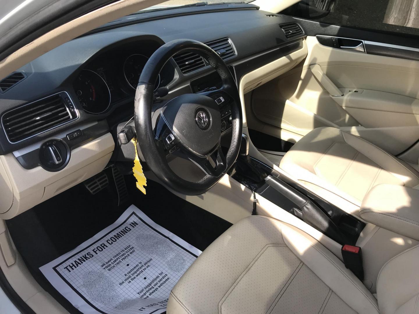 2017 White /Tan Volkswagen Passat R-Line (1VWDT7A34HC) with an 1.8L L4 Gas engine, 6A transmission, located at 577 Chester Pike, Prospect Park, PA, 19076, (610) 237-1015, 39.886154, -75.302338 - 2017 Volkswagen Passat: Screen radio w/ backup camera, great on gas, new PA inspection, SUPER CLEAN, runs LIKE NEW! This vehicle comes inspected and has been given a bumper to bumper safety check. It is very clean, reliable, and well maintained. We offer a unique pay plan that is known for being - Photo#10