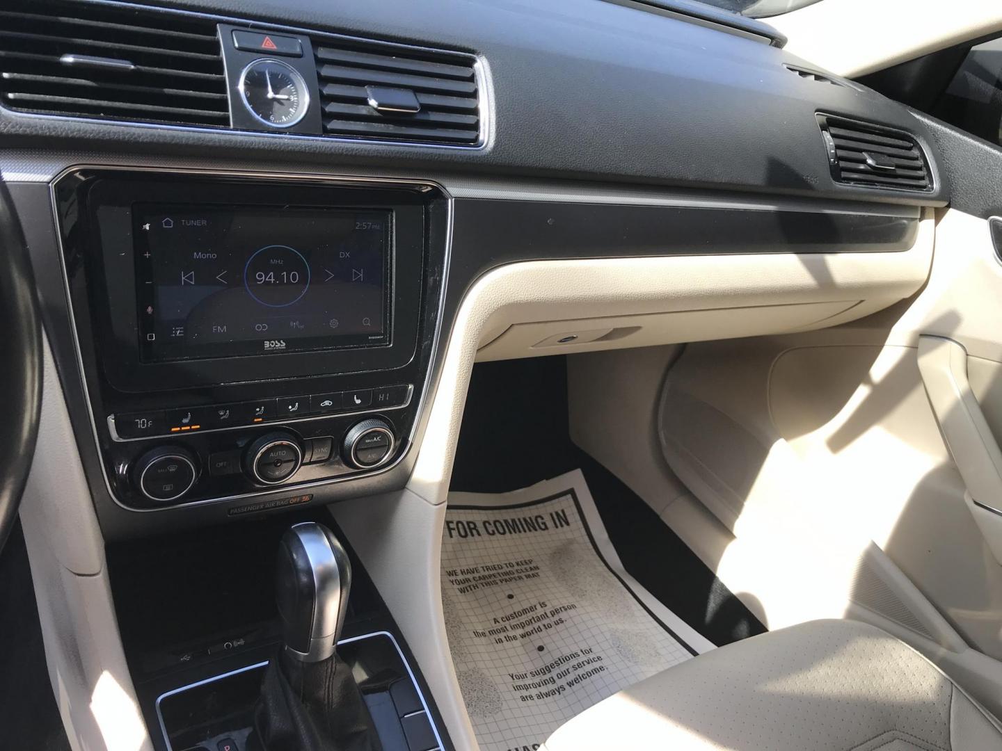 2017 White /Tan Volkswagen Passat R-Line (1VWDT7A34HC) with an 1.8L L4 Gas engine, 6A transmission, located at 577 Chester Pike, Prospect Park, PA, 19076, (610) 237-1015, 39.886154, -75.302338 - 2017 Volkswagen Passat: Screen radio w/ backup camera, great on gas, new PA inspection, SUPER CLEAN, runs LIKE NEW! This vehicle comes inspected and has been given a bumper to bumper safety check. It is very clean, reliable, and well maintained. We offer a unique pay plan that is known for being - Photo#12