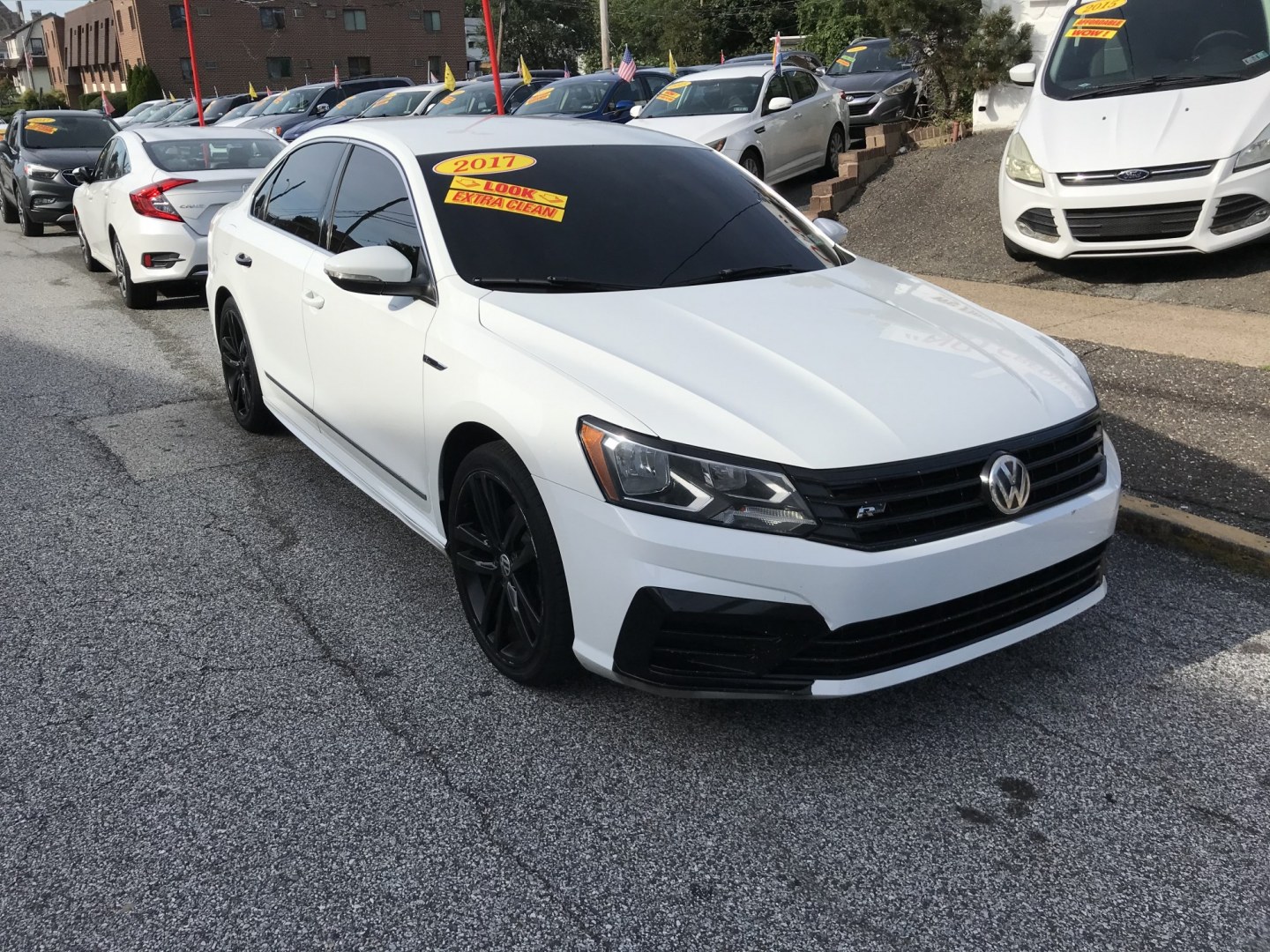 2017 White /Tan Volkswagen Passat R-Line (1VWDT7A34HC) with an 1.8L L4 Gas engine, 6A transmission, located at 577 Chester Pike, Prospect Park, PA, 19076, (610) 237-1015, 39.886154, -75.302338 - 2017 Volkswagen Passat: Screen radio w/ backup camera, great on gas, new PA inspection, SUPER CLEAN, runs LIKE NEW! This vehicle comes inspected and has been given a bumper to bumper safety check. It is very clean, reliable, and well maintained. We offer a unique pay plan that is known for being- Photo#2