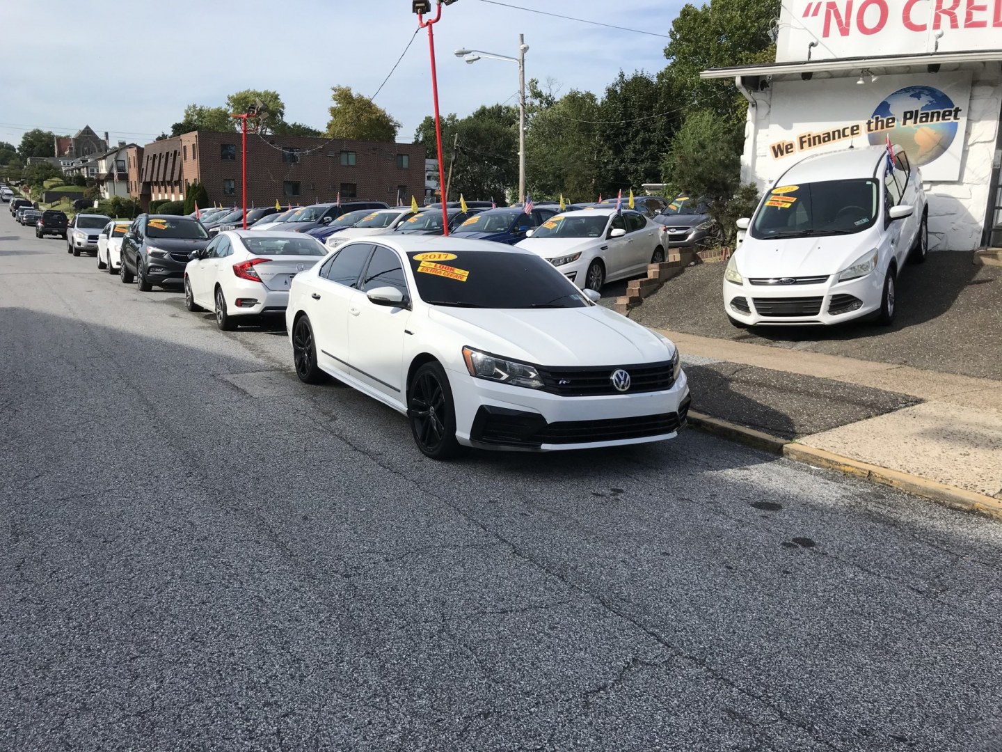 2017 White /Tan Volkswagen Passat R-Line (1VWDT7A34HC) with an 1.8L L4 Gas engine, 6A transmission, located at 577 Chester Pike, Prospect Park, PA, 19076, (610) 237-1015, 39.886154, -75.302338 - 2017 Volkswagen Passat: Screen radio w/ backup camera, great on gas, new PA inspection, SUPER CLEAN, runs LIKE NEW! This vehicle comes inspected and has been given a bumper to bumper safety check. It is very clean, reliable, and well maintained. We offer a unique pay plan that is known for being- Photo#1