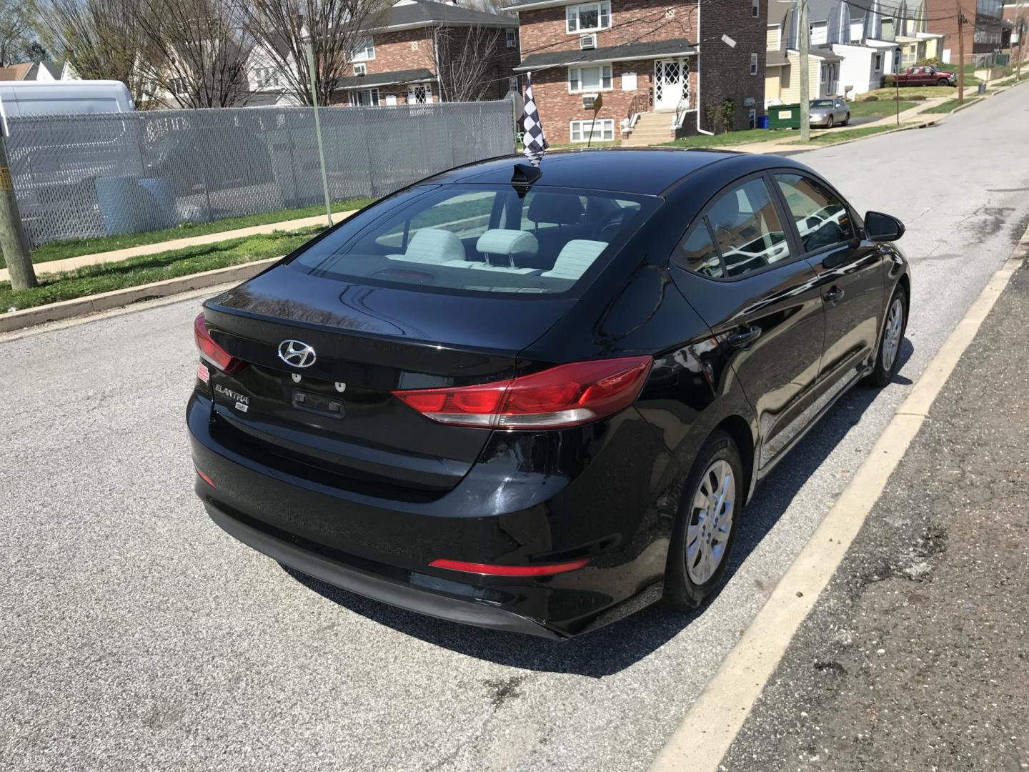 2017 Black /Gray Hyundai Elantra SE 6AT (KMHD74LF6HU) with an 1.8L L4 DOHC 16V engine, 6A transmission, located at 577 Chester Pike, Prospect Park, PA, 19076, (610) 237-1015, 39.886154, -75.302338 - 2017 Hyundai Elantra: Only 95k miles, great on gas, new PA inspection, SUPER CLEAN, runs LIKE NEW! This vehicle comes inspected and has been given a bumper to bumper safety check. It is very clean, reliable, and well maintained. We offer a unique pay plan that is known for being the easiest and f - Photo#4