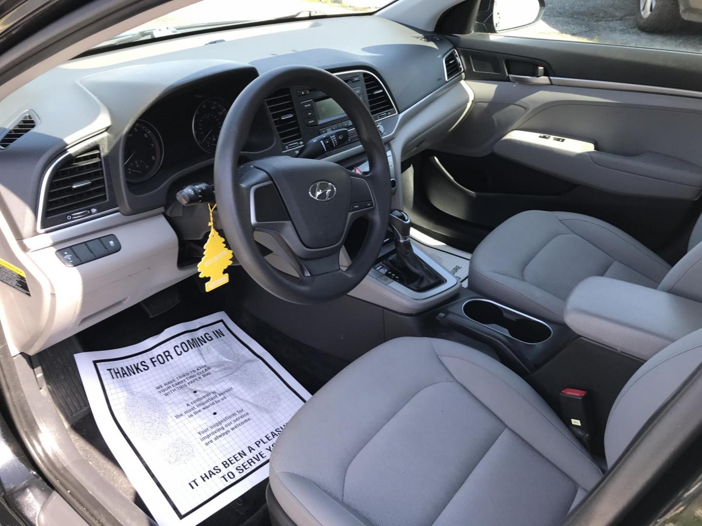 2017 Black /Gray Hyundai Elantra SE 6AT (KMHD74LF6HU) with an 1.8L L4 DOHC 16V engine, 6A transmission, located at 577 Chester Pike, Prospect Park, PA, 19076, (610) 237-1015, 39.886154, -75.302338 - 2017 Hyundai Elantra: Only 95k miles, great on gas, new PA inspection, SUPER CLEAN, runs LIKE NEW! This vehicle comes inspected and has been given a bumper to bumper safety check. It is very clean, reliable, and well maintained. We offer a unique pay plan that is known for being the easiest and f - Photo#7