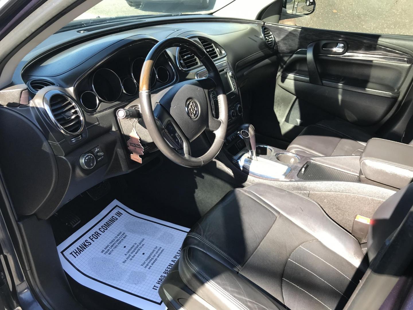 2017 Blue /Black Buick Enclave Leather AWD (5GAKVBKD4HJ) with an 3.6L V6 DOHC 24V engine, 6A transmission, located at 577 Chester Pike, Prospect Park, PA, 19076, (610) 237-1015, 39.886154, -75.302338 - Photo#10