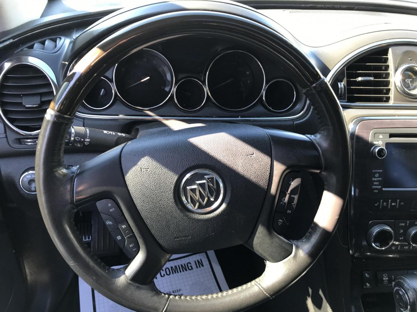 2017 Blue /Black Buick Enclave Leather AWD (5GAKVBKD4HJ) with an 3.6L V6 DOHC 24V engine, 6A transmission, located at 577 Chester Pike, Prospect Park, PA, 19076, (610) 237-1015, 39.886154, -75.302338 - Photo#14