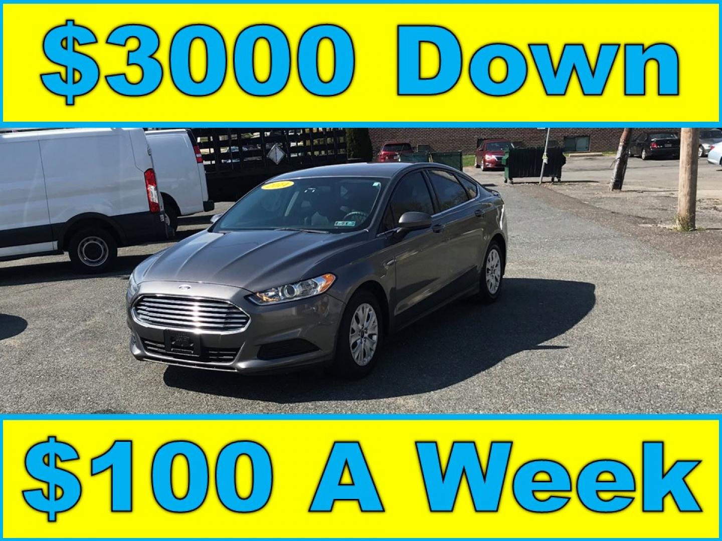 2014 Gray /Black Ford Fusion S (1FA6P0G78E5) with an 2.5L L4 DOHC 16V engine, Automatic transmission, located at 577 Chester Pike, Prospect Park, PA, 19076, (610) 237-1015, 39.886154, -75.302338 - 2014 Ford Fusion S: New PA inspection, great on gas, SUPER CLEAN, runs LIKE NEW! This vehicle comes inspected and has been given a bumper to bumper safety check. It is very clean, reliable, and well maintained. We offer a unique pay plan that is known for being the easiest and fastest financing o - Photo#0
