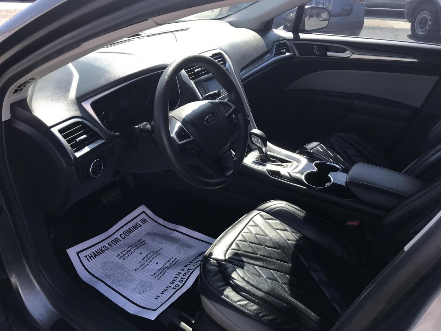 2014 Gray /Black Ford Fusion S (1FA6P0G78E5) with an 2.5L L4 DOHC 16V engine, Automatic transmission, located at 577 Chester Pike, Prospect Park, PA, 19076, (610) 237-1015, 39.886154, -75.302338 - 2014 Ford Fusion S: New PA inspection, great on gas, SUPER CLEAN, runs LIKE NEW! This vehicle comes inspected and has been given a bumper to bumper safety check. It is very clean, reliable, and well maintained. We offer a unique pay plan that is known for being the easiest and fastest financing o - Photo#7