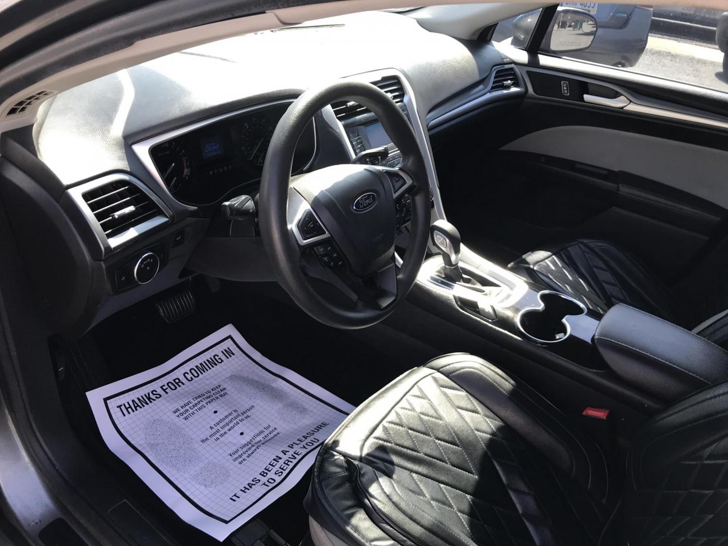 2014 Gray /Black Ford Fusion S (1FA6P0G78E5) with an 2.5L L4 DOHC 16V engine, Automatic transmission, located at 577 Chester Pike, Prospect Park, PA, 19076, (610) 237-1015, 39.886154, -75.302338 - 2014 Ford Fusion S: New PA inspection, great on gas, SUPER CLEAN, runs LIKE NEW! This vehicle comes inspected and has been given a bumper to bumper safety check. It is very clean, reliable, and well maintained. We offer a unique pay plan that is known for being the easiest and fastest financing o - Photo#10