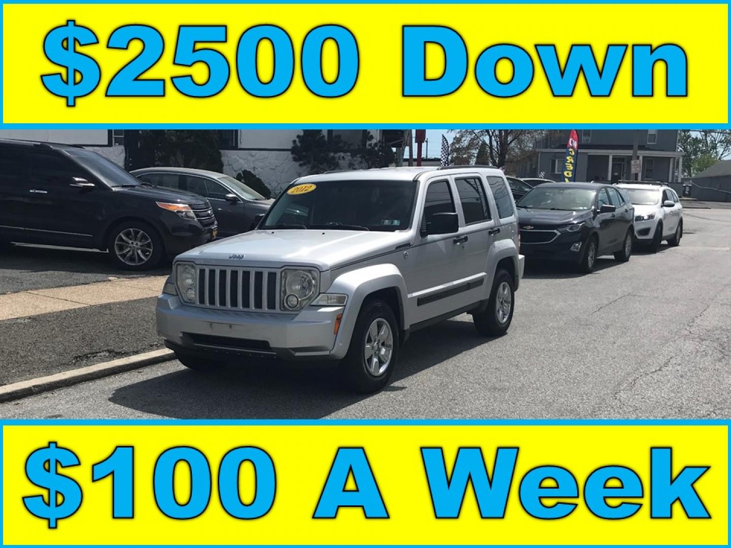 2012 Silver /Gray Jeep Liberty Sport 4WD (1C4PJMAKXCW) with an 3.7L V6 SOHC 12V engine, 4-Speed Automatic transmission, located at 577 Chester Pike, Prospect Park, PA, 19076, (610) 237-1015, 39.886154, -75.302338 - 2012 Jeep Liberty: Only 134k miles, 4x4, screen radio, new PA inspection, SUPER CLEAN, runs LIKE NEW! This vehicle comes inspected and has been given a bumper to bumper safety check. It is very clean, reliable, and well maintained. We offer a unique pay plan that is known for being the easiest an - Photo#0