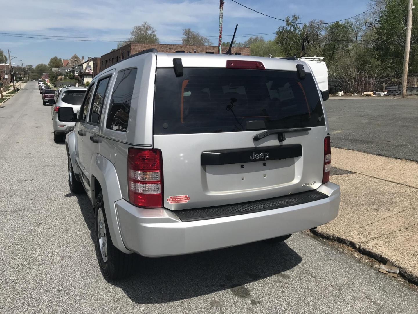 2012 Silver /Gray Jeep Liberty Sport 4WD (1C4PJMAKXCW) with an 3.7L V6 SOHC 12V engine, 4-Speed Automatic transmission, located at 577 Chester Pike, Prospect Park, PA, 19076, (610) 237-1015, 39.886154, -75.302338 - 2012 Jeep Liberty: Only 134k miles, 4x4, screen radio, new PA inspection, SUPER CLEAN, runs LIKE NEW! This vehicle comes inspected and has been given a bumper to bumper safety check. It is very clean, reliable, and well maintained. We offer a unique pay plan that is known for being the easiest an - Photo#5