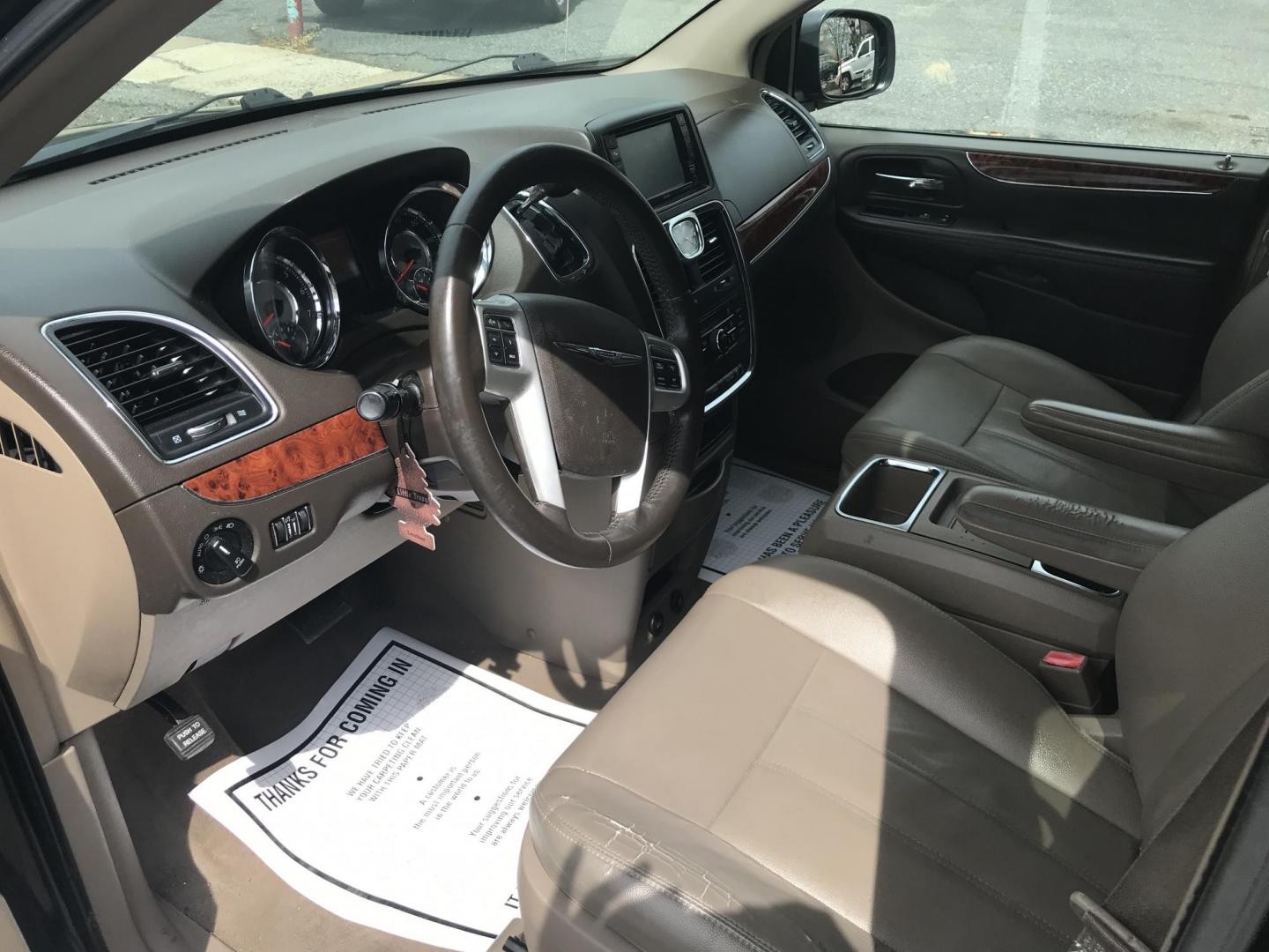 2016 Black /Tan Chrysler Town & Country Touring (2C4RC1BG5GR) with an 3.6L V6 DOHC 24V engine, 6A transmission, located at 577 Chester Pike, Prospect Park, PA, 19076, (610) 237-1015, 39.886154, -75.302338 - 2016 Chrysler Town & Country Touring: DVD player, stow and go seating, new PA inspection, SUPER CLEAN, runs LIKE NEW! This vehicle comes inspected and has been given a bumper to bumper safety check. It is very clean, reliable, and well maintained. We offer a unique pay plan that is known for bein - Photo#7