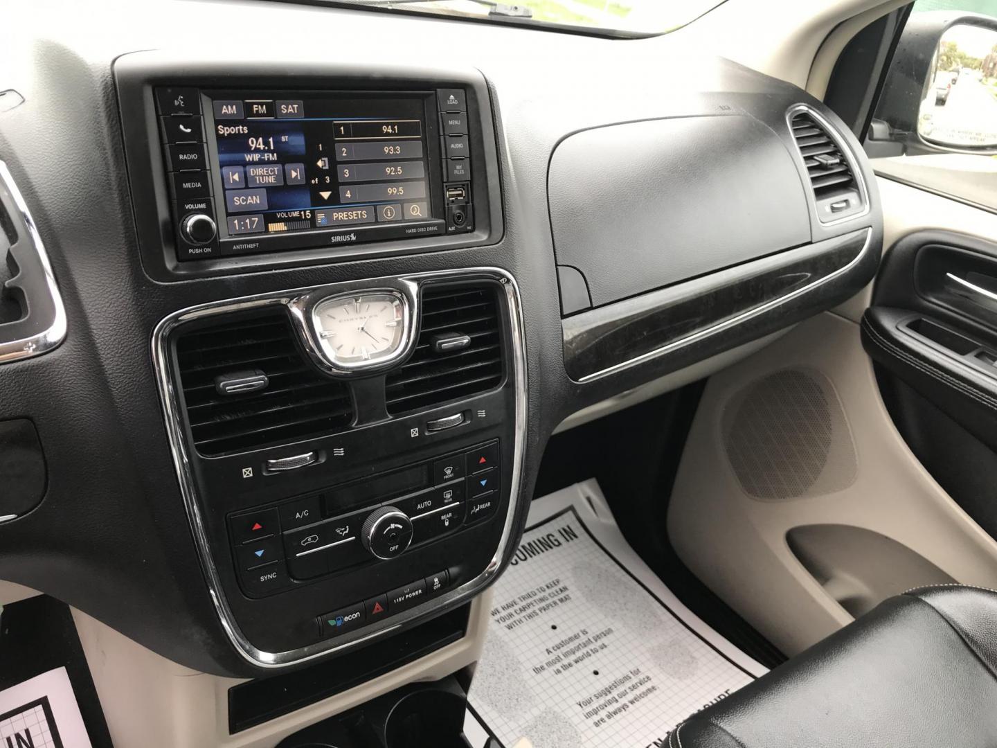 2016 Silver /Tan Chrysler Town & Country Touring (2C4RC1BG1GR) with an 3.6L V6 DOHC 24V engine, 6A transmission, located at 577 Chester Pike, Prospect Park, PA, 19076, (610) 237-1015, 39.886154, -75.302338 - 2016 Chrysler Town & Country Touring: DVD player, backup camera, stow and go seating, new PA inspection, SUPER CLEAN, runs LIKE NEW! This vehicle comes inspected and has been given a bumper to bumper safety check. It is very clean, reliable, and well maintained. We offer a unique pay plan that is - Photo#12