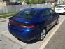 2013 Blue /Black Dodge Dart SXT (1C3CDFBA4DD) with an 2.0L L4 DOHC 16V TURBO engine, Automatic transmission, located at 577 Chester Pike, Prospect Park, PA, 19076, (610) 237-1015, 39.886154, -75.302338 - 2013 Dodge Dart SXT: Only 110k miles, sunroof, backup camera, new PA inspection, SUPER CLEAN, runs LIKE NEW! This vehicle comes inspected and has been given a bumper to bumper safety check. It is very clean, reliable, and well maintained. We offer a unique pay plan that is known for being the eas - Photo#4