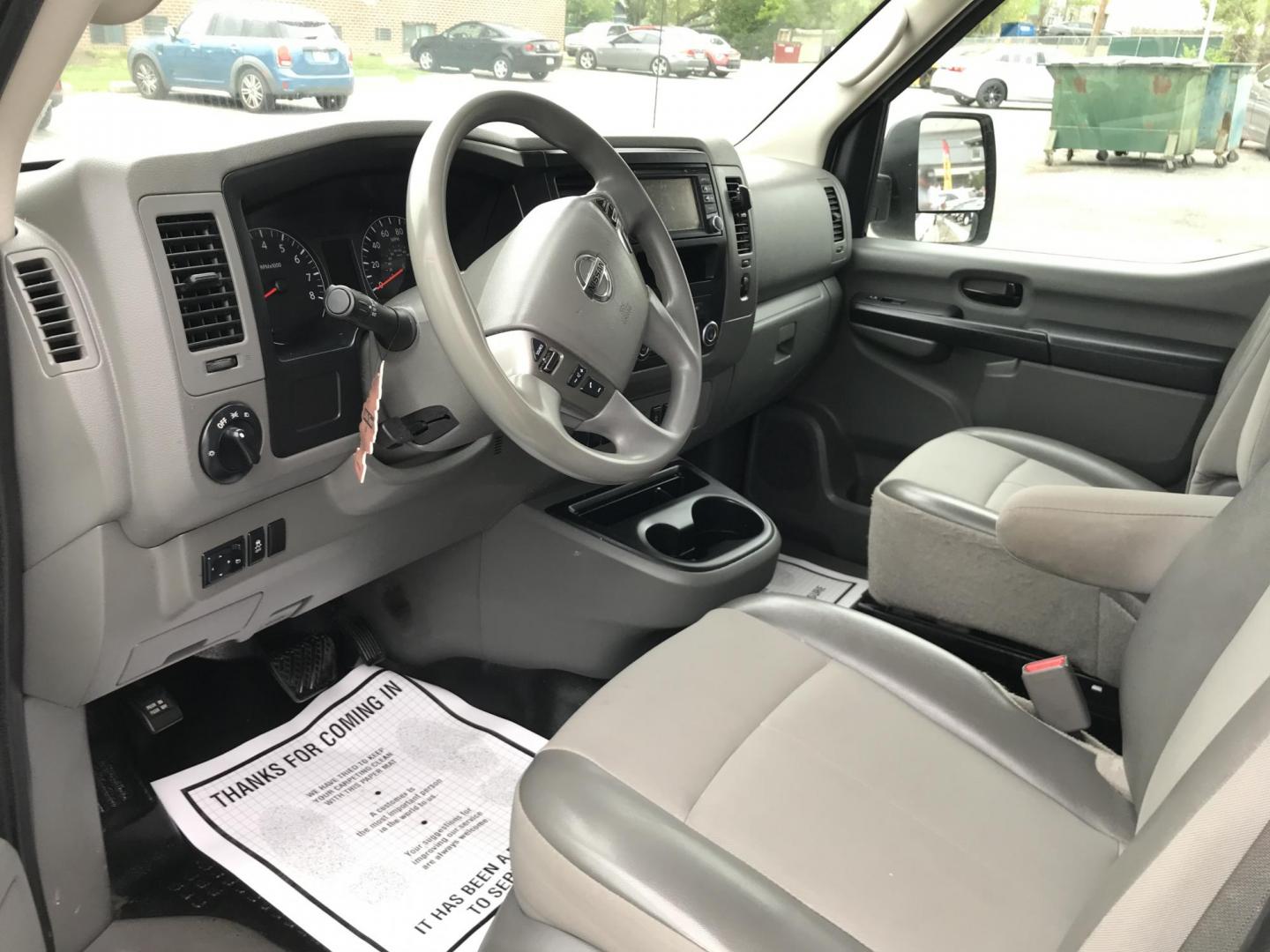 2019 White /Gray Nissan NV Cargo 1500 SV (1N6BF0KM6KN) with an 4.0L V6 engine, 5A transmission, located at 577 Chester Pike, Prospect Park, PA, 19076, (610) 237-1015, 39.886154, -75.302338 - 2019 Nissan NV 1500: Fleet maintained cargo van, shelving, backup camera, partition, no side or rear windows, runs LIKE NEW! This vehicle comes inspected and has been given a bumper to bumper safety check. It is very clean, reliable, and well maintained. We offer a unique pay plan that is known f - Photo#6