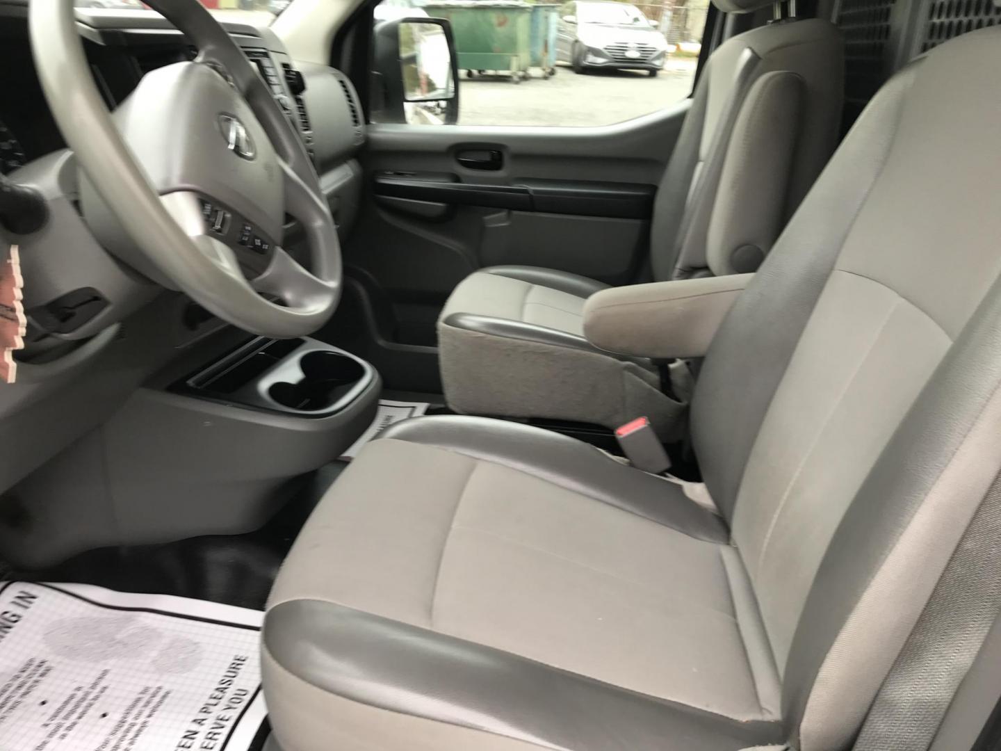 2019 White /Gray Nissan NV Cargo 1500 SV (1N6BF0KM6KN) with an 4.0L V6 engine, 5A transmission, located at 577 Chester Pike, Prospect Park, PA, 19076, (610) 237-1015, 39.886154, -75.302338 - 2019 Nissan NV 1500: Fleet maintained cargo van, shelving, backup camera, partition, no side or rear windows, runs LIKE NEW! This vehicle comes inspected and has been given a bumper to bumper safety check. It is very clean, reliable, and well maintained. We offer a unique pay plan that is known f - Photo#8