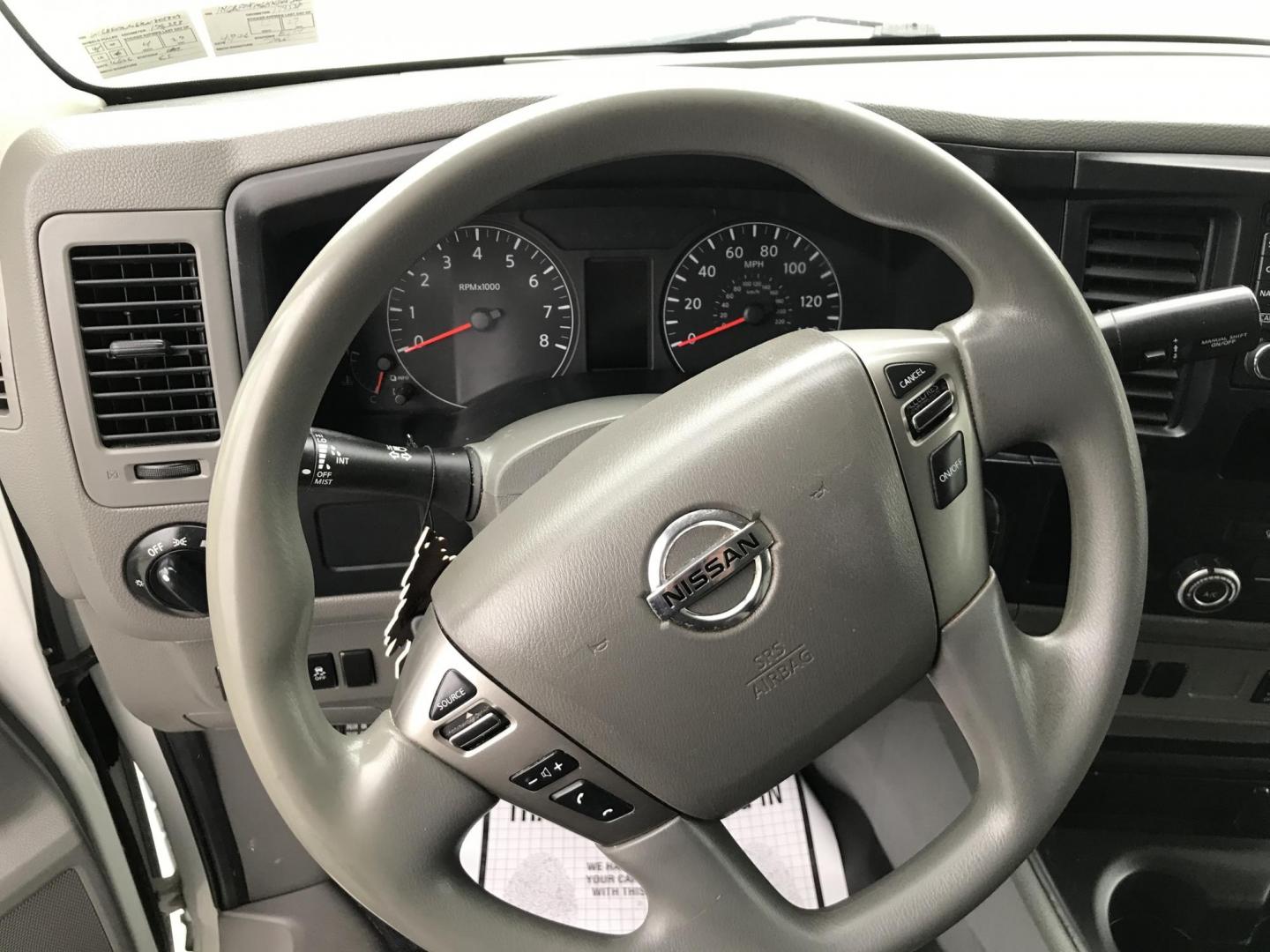 2019 White /Gray Nissan NV Cargo 1500 SV (1N6BF0KM6KN) with an 4.0L V6 engine, 5A transmission, located at 577 Chester Pike, Prospect Park, PA, 19076, (610) 237-1015, 39.886154, -75.302338 - 2019 Nissan NV 1500: Fleet maintained cargo van, shelving, backup camera, partition, no side or rear windows, runs LIKE NEW! This vehicle comes inspected and has been given a bumper to bumper safety check. It is very clean, reliable, and well maintained. We offer a unique pay plan that is known f - Photo#11