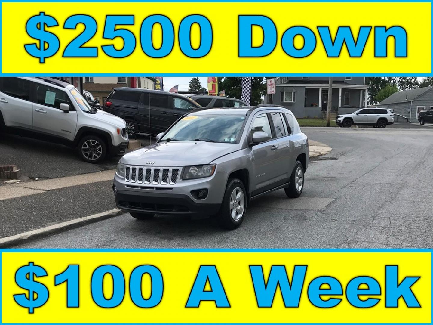 2016 Silver /Gray Jeep Compass Latitude FWD (1C4NJCEB1GD) with an 2.4L L4 DOHC 16V engine, CVT transmission, located at 577 Chester Pike, Prospect Park, PA, 19076, (610) 237-1015, 39.886154, -75.302338 - 2016 Jeep Compass 106k Miles • New PA Inspection. Example Financing: • $2,500 Down • $100 Weekly • $200 Bi-Weekly We finance our own vehicles. We do not obtain or review traditional consumer credit reports. Financing decisions are based on verified income, ability to repay, and our in-- Photo#0