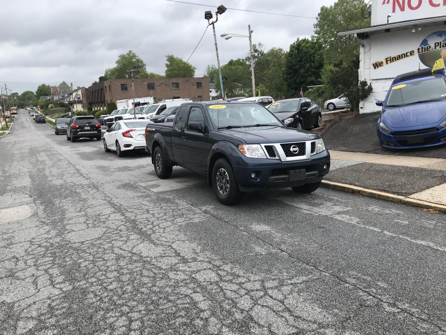 2017 Blue /Gray Nissan Frontier SV King Cab 5AT 2WD (1N6AD0CU2HN) with an 4.0L V6 DOHC 24V engine, 5A transmission, located at 577 Chester Pike, Prospect Park, PA, 19076, (610) 237-1015, 39.886154, -75.302338 - 2017 Nissan Frontier Desert Runner: Extended Cab, new PA inspection, bed cover, SUPER CLEAN, runs LIKE NEW! This vehicle comes inspected and has been given a bumper to bumper safety check. It is very clean, reliable, and well maintained. We offer a unique pay plan that is known for being the easi - Photo#1