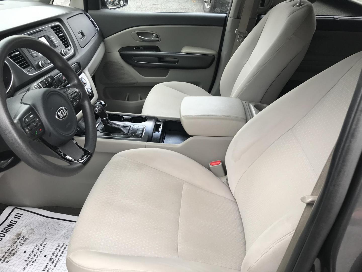 2016 Gray /Gray Kia Sedona LX (KNDMB5C16G6) with an 3.3L V6 DOHC 24V engine, 6-Speed Automatic transmission, located at 577 Chester Pike, Prospect Park, PA, 19076, (610) 237-1015, 39.886154, -75.302338 - 2016 Kia Sedona: Only 111k miles, backup camera, new PA inspection, SUPER CLEAN, runs LIKE NEW! This vehicle comes inspected and has been given a bumper to bumper safety check. It is very clean, reliable, and well maintained. We offer a unique pay plan that is known for being the easiest and fast - Photo#8