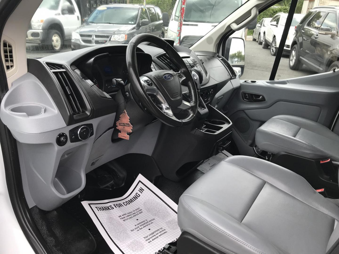 2017 White /Gray Ford Transit 250 Van Low Roof w/Sliding Pass. 130-in. WB (1FTYR1YM0HK) with an 3.7L V6 DOHC 24V engine, 6A transmission, located at 577 Chester Pike, Prospect Park, PA, 19076, (610) 237-1015, 39.886154, -75.302338 - 2017 Ford Transit 250: Ladder racks, shelving, no side or rear windows, backup camera, partition, FLEET MAINTAINED, runs LIKE NEW! This vehicle comes inspected and has been given a bumper to bumper safety check. It is very clean, reliable, and well maintained. We offer a unique pay plan that is k - Photo#6