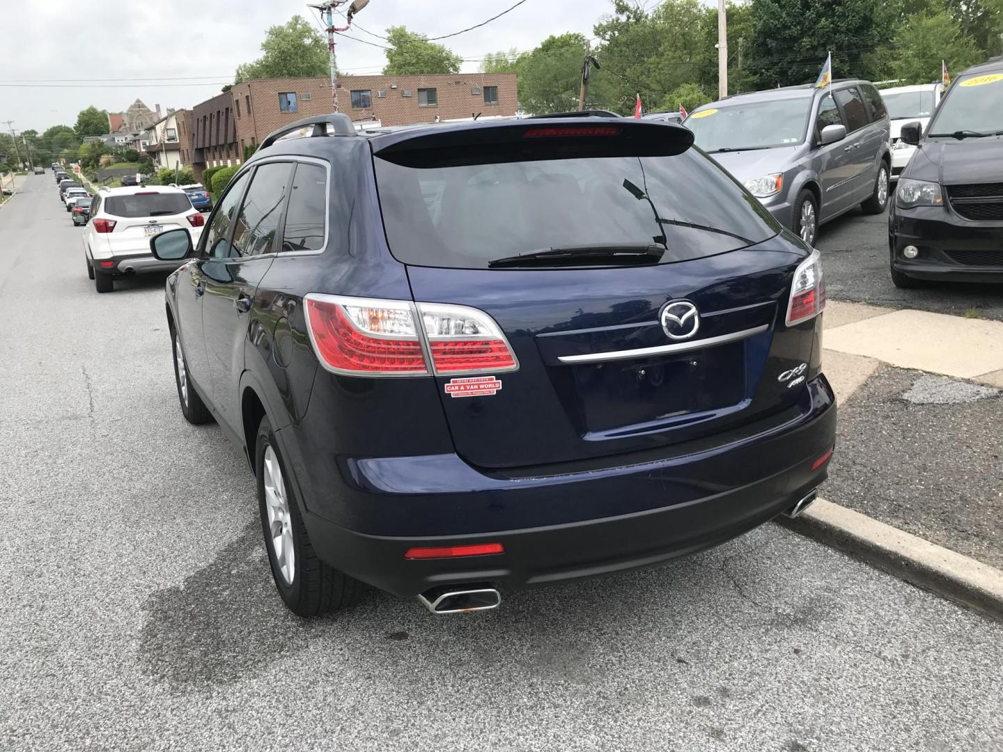 2012 Blue /Tan Mazda CX-9 Touring AWD (JM3TB3CV5C0) with an 3.7L V6 DOHC 24V engine, 6-Speed Automatic transmission, located at 577 Chester Pike, Prospect Park, PA, 19076, (610) 237-1015, 39.886154, -75.302338 - 2012 Mazda CX-9: AWD, 3rd row seating, sunroof, backup camera, new PA inspection, SUPER CLEAN, runs LIKE NEW! This vehicle comes inspected and has been given a bumper to bumper safety check. It is very clean, reliable, and well maintained. We offer a unique pay plan that is known for being the ea - Photo#5