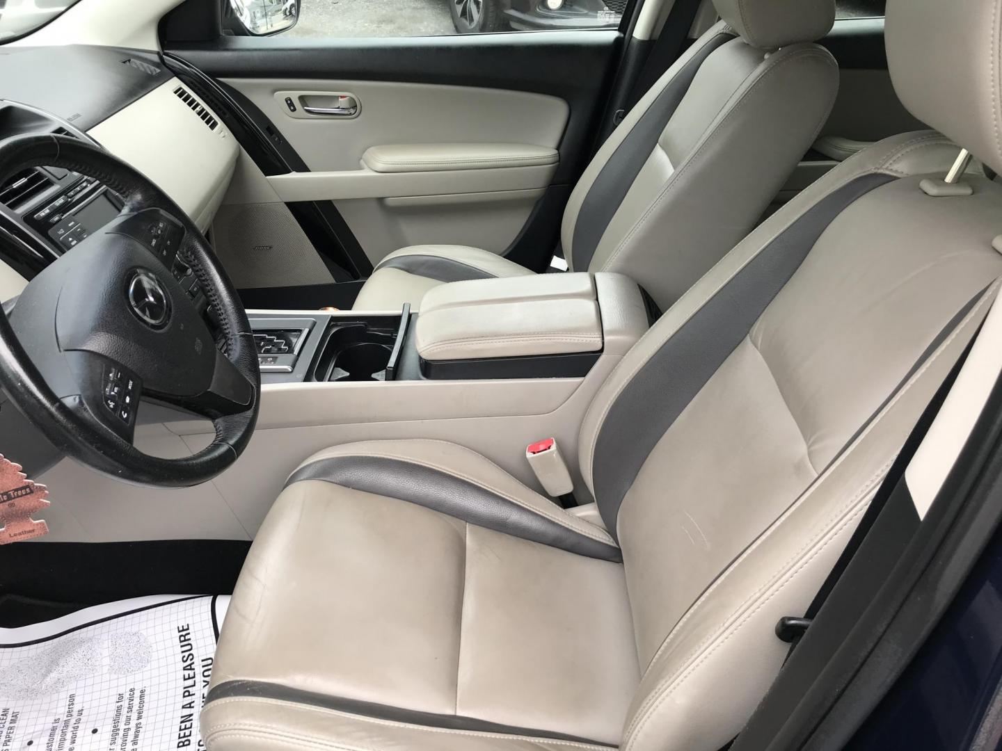 2012 Blue /Tan Mazda CX-9 Touring AWD (JM3TB3CV5C0) with an 3.7L V6 DOHC 24V engine, 6-Speed Automatic transmission, located at 577 Chester Pike, Prospect Park, PA, 19076, (610) 237-1015, 39.886154, -75.302338 - 2012 Mazda CX-9: AWD, 3rd row seating, sunroof, backup camera, new PA inspection, SUPER CLEAN, runs LIKE NEW! This vehicle comes inspected and has been given a bumper to bumper safety check. It is very clean, reliable, and well maintained. We offer a unique pay plan that is known for being the ea - Photo#11