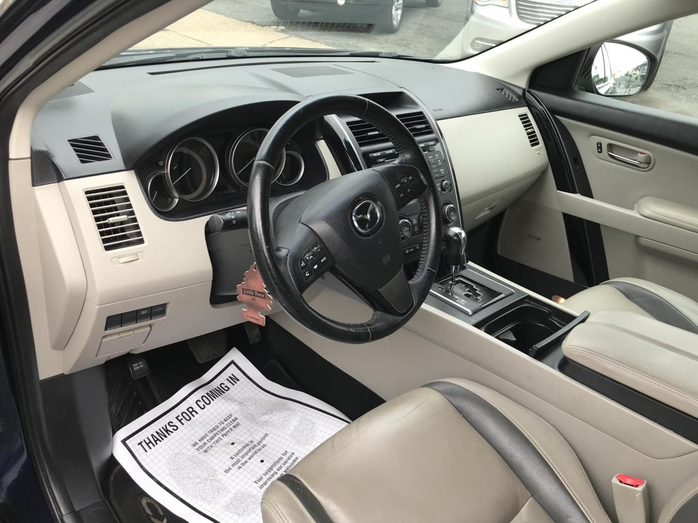 2012 Blue /Tan Mazda CX-9 Touring AWD (JM3TB3CV5C0) with an 3.7L V6 DOHC 24V engine, 6-Speed Automatic transmission, located at 577 Chester Pike, Prospect Park, PA, 19076, (610) 237-1015, 39.886154, -75.302338 - 2012 Mazda CX-9: AWD, 3rd row seating, sunroof, backup camera, new PA inspection, SUPER CLEAN, runs LIKE NEW! This vehicle comes inspected and has been given a bumper to bumper safety check. It is very clean, reliable, and well maintained. We offer a unique pay plan that is known for being the ea - Photo#12