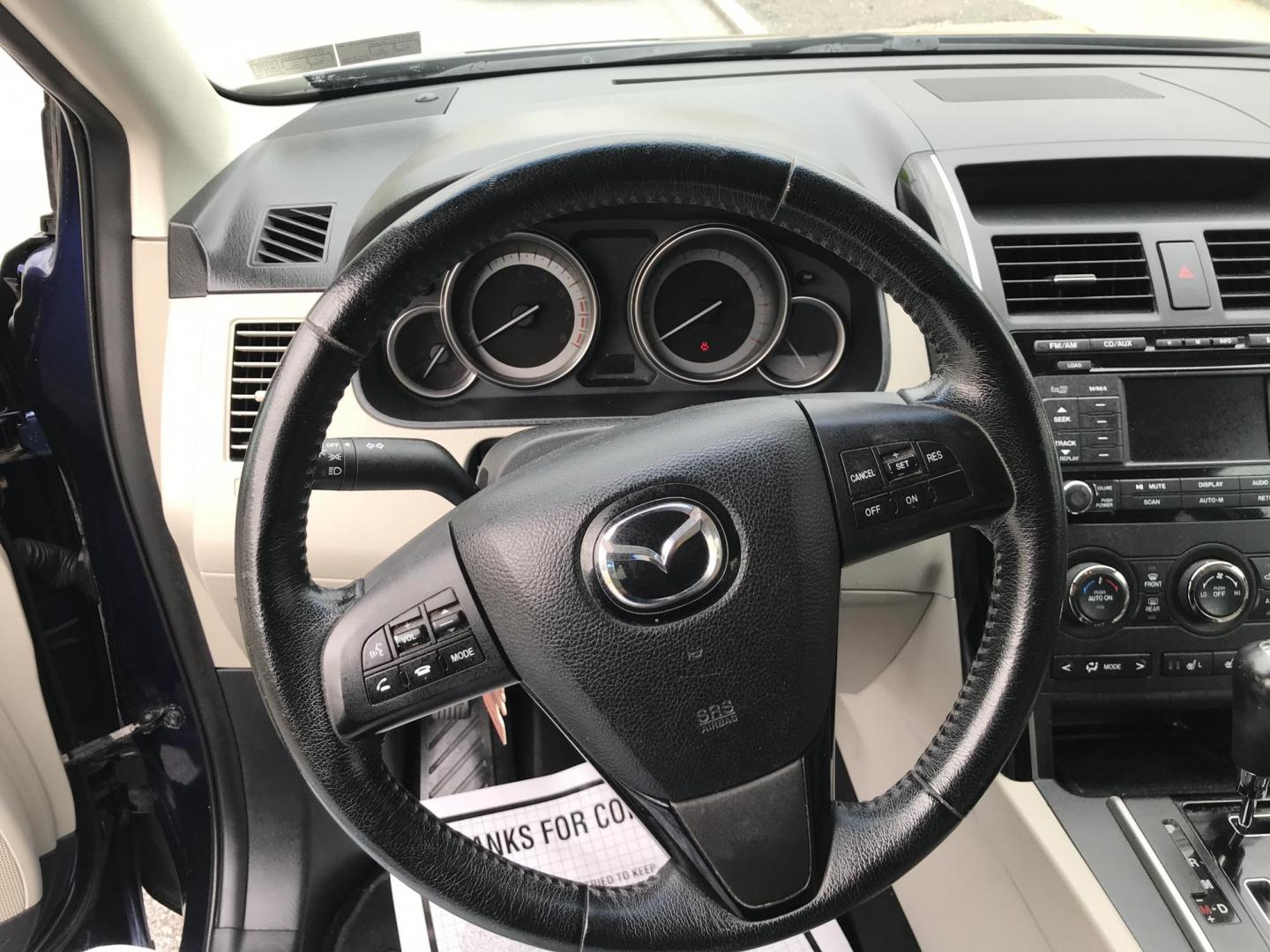 2012 Blue /Tan Mazda CX-9 Touring AWD (JM3TB3CV5C0) with an 3.7L V6 DOHC 24V engine, 6-Speed Automatic transmission, located at 577 Chester Pike, Prospect Park, PA, 19076, (610) 237-1015, 39.886154, -75.302338 - 2012 Mazda CX-9: AWD, 3rd row seating, sunroof, backup camera, new PA inspection, SUPER CLEAN, runs LIKE NEW! This vehicle comes inspected and has been given a bumper to bumper safety check. It is very clean, reliable, and well maintained. We offer a unique pay plan that is known for being the ea - Photo#13
