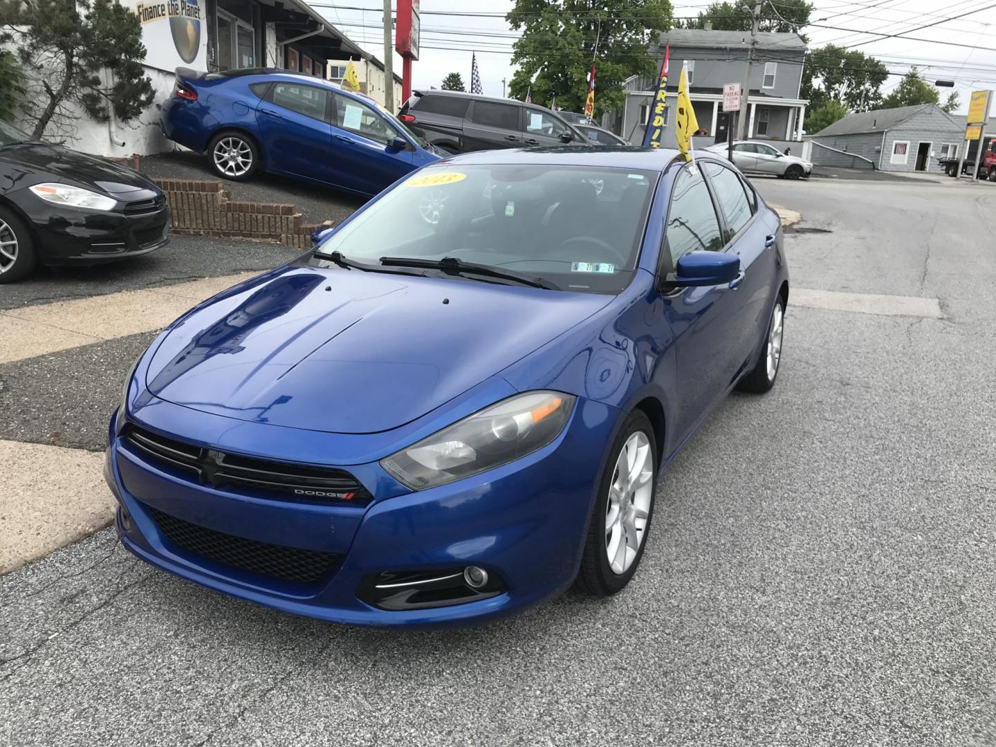 2013 Blue /Gray Dodge Dart SXT (1C3CDFBA2DD) with an 2.0L L4 DOHC 16V TURBO engine, Automatic transmission, located at 577 Chester Pike, Prospect Park, PA, 19076, (610) 237-1015, 39.886154, -75.302338 - 2013 Dodge Dart SXT: Great on gas, new PA inspection, SUPER CLEAN, runs LIKE NEW! This vehicle comes inspected and has been given a bumper to bumper safety check. It is very clean, reliable, and well maintained. We offer a unique pay plan that is known for being the easiest and fastest financing - Photo#2