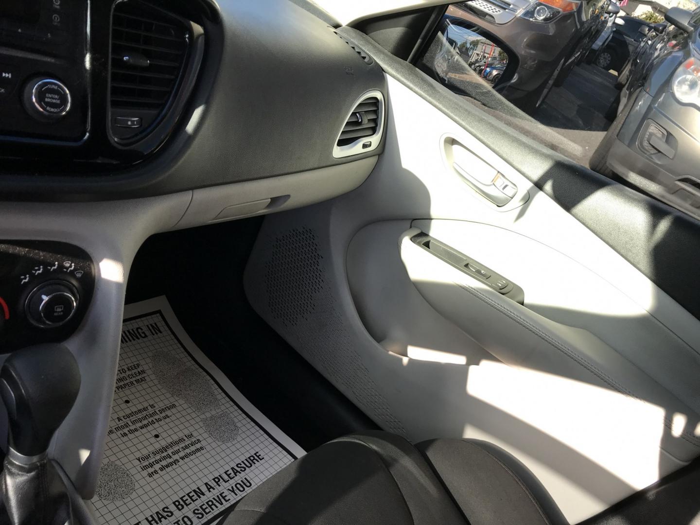 2013 Blue /Gray Dodge Dart SXT (1C3CDFBA2DD) with an 2.0L L4 DOHC 16V TURBO engine, Automatic transmission, located at 577 Chester Pike, Prospect Park, PA, 19076, (610) 237-1015, 39.886154, -75.302338 - 2013 Dodge Dart SXT: Great on gas, new PA inspection, SUPER CLEAN, runs LIKE NEW! This vehicle comes inspected and has been given a bumper to bumper safety check. It is very clean, reliable, and well maintained. We offer a unique pay plan that is known for being the easiest and fastest financing- Photo#13