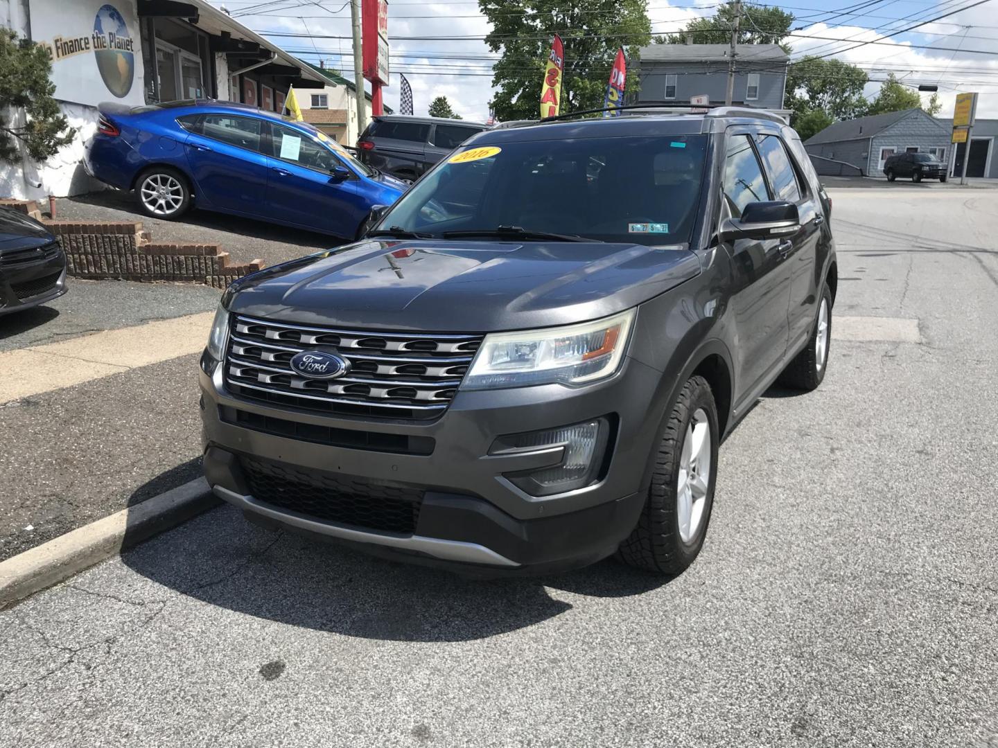 2016 Gray /Black Ford Explorer XLT 4WD (1FM5K8D80GG) with an 3.5L V6 DOHC 24V engine, 6-Speed Automatic transmission, located at 577 Chester Pike, Prospect Park, PA, 19076, (610) 237-1015, 39.886154, -75.302338 - 2016 Ford Explorer XLT: 3rd row seating, 4x4, backup camera, new PA inspection, SUPER CLEAN, runs LIKE NEW! This vehicle comes inspected and has been given a bumper to bumper safety check. It is very clean, reliable, and well maintained. We offer a unique pay plan that is known for being the easi - Photo#2