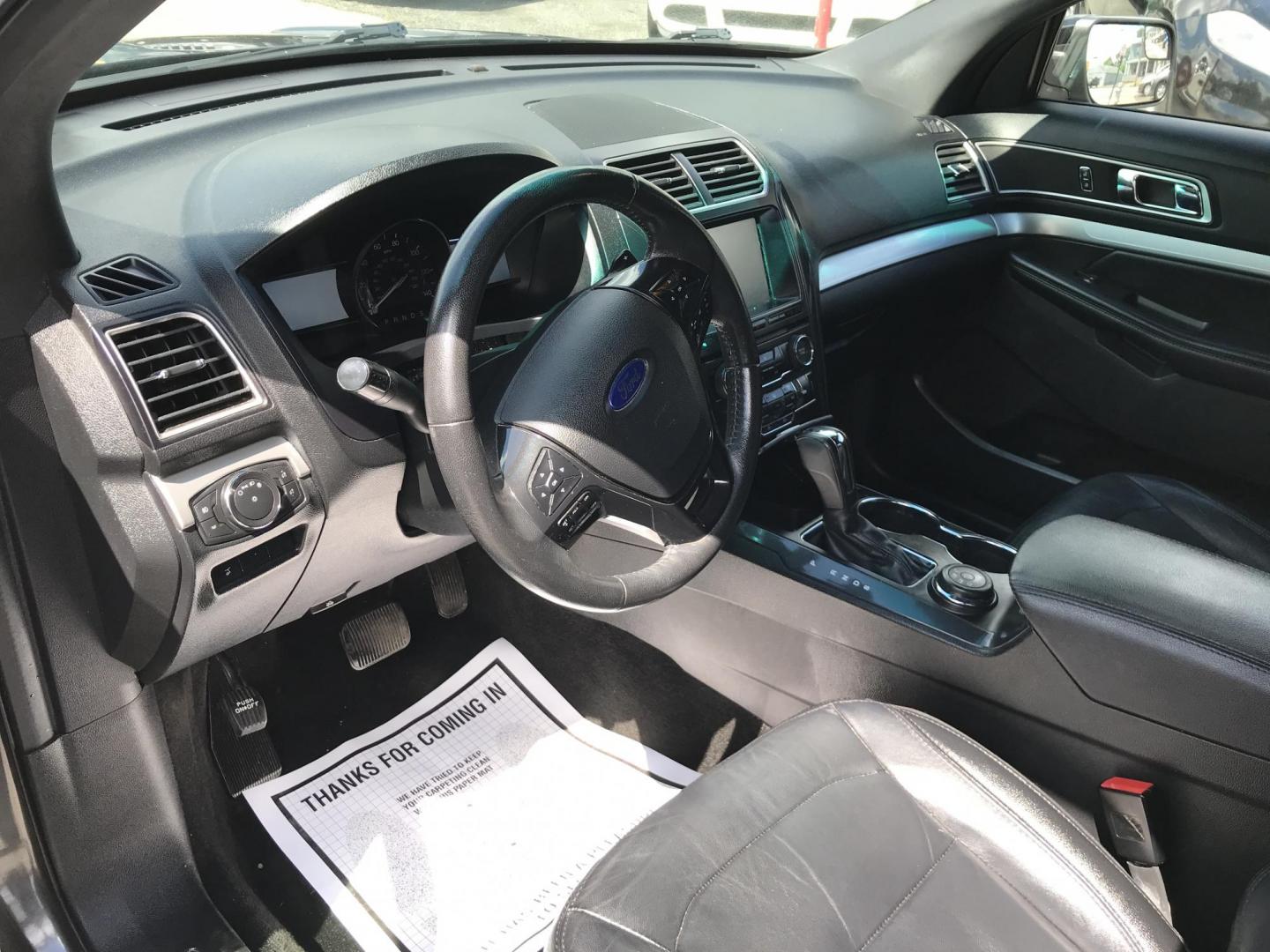 2016 Gray /Black Ford Explorer XLT 4WD (1FM5K8D80GG) with an 3.5L V6 DOHC 24V engine, 6-Speed Automatic transmission, located at 577 Chester Pike, Prospect Park, PA, 19076, (610) 237-1015, 39.886154, -75.302338 - 2016 Ford Explorer XLT: 3rd row seating, 4x4, backup camera, new PA inspection, SUPER CLEAN, runs LIKE NEW! This vehicle comes inspected and has been given a bumper to bumper safety check. It is very clean, reliable, and well maintained. We offer a unique pay plan that is known for being the easi - Photo#10
