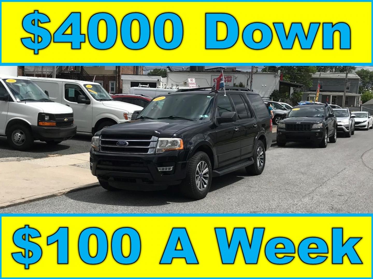 2017 Black /Black Ford Expedition XLT 4WD (1FMJU1JT2HE) with an 3.5L V6 DOHC 24V FFV engine, 6A transmission, located at 577 Chester Pike, Prospect Park, PA, 19076, (610) 237-1015, 39.886154, -75.302338 - 2017 Ford Expedition XLT: Sunroof, 3rd row seating, 4x4, backup camera, new PA inspection, SUPER CLEAN, runs LIKE NEW! This vehicle comes inspected and has been given a bumper to bumper safety check. It is very clean, reliable, and well maintained. We offer a unique pay plan that is known for bei - Photo#0