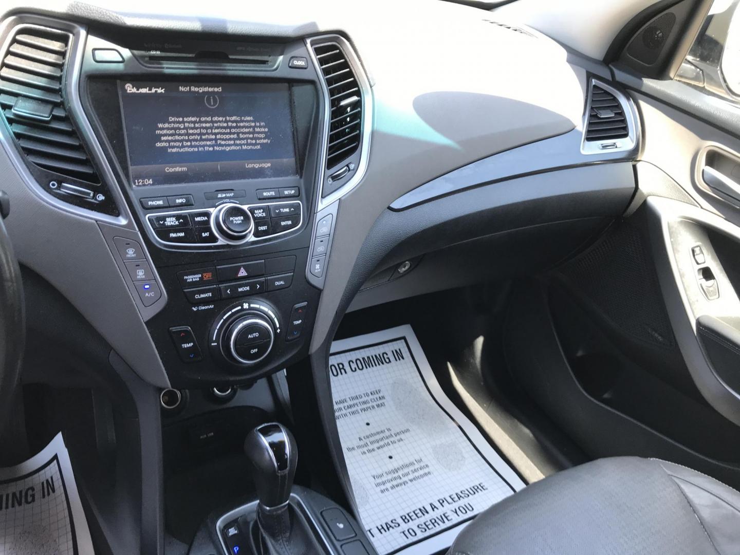 2013 Silver /Gray Hyundai Santa Fe Limited FWD (KM8SR4HF8DU) with an 3.3L V6 DOHC 24V engine, 6-Speed Automatic transmission, located at 577 Chester Pike, Prospect Park, PA, 19076, (610) 237-1015, 39.886154, -75.302338 - 2013 Hyundai Santa Fe LIMITED: Only 100k miles, 3rd row seat, sunroof, backup camera, navigation system, new PA inspection, SUPER CLEAN, runs LIKE NEW! This vehicle comes inspected and has been given a bumper to bumper safety check. It is very clean, reliable, and well maintained. We offer a uniq - Photo#16
