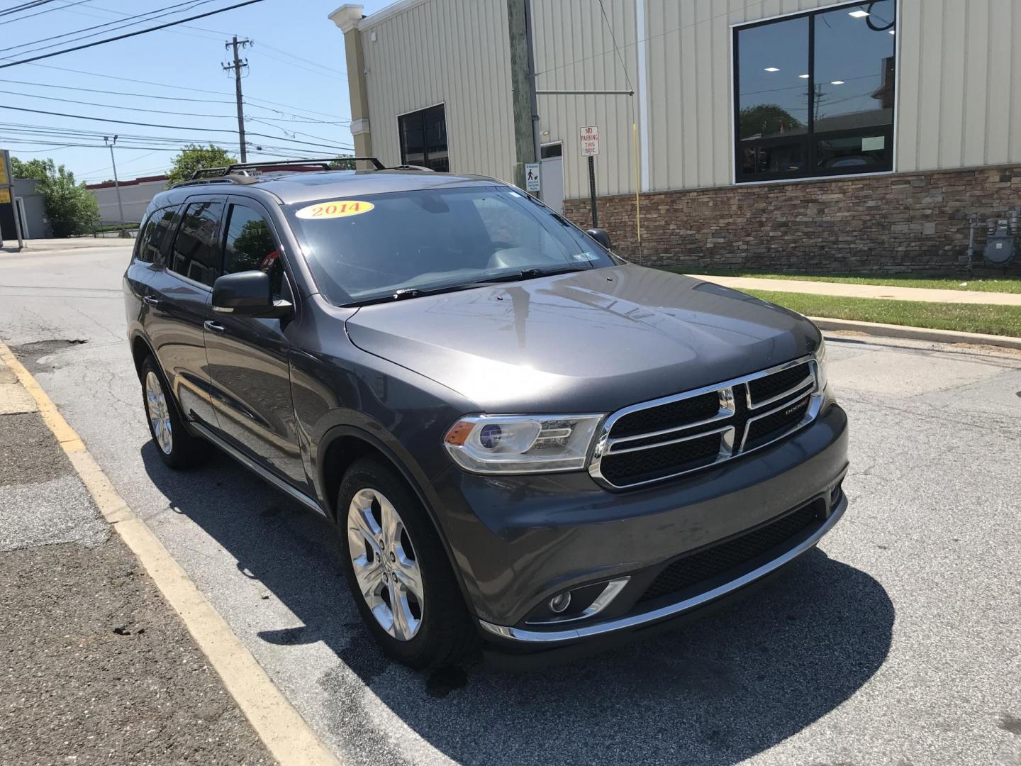 2014 Gray /Black Dodge Durango Limited AWD (1C4RDJDG4EC) with an 3.6L V6 DOHC 24V engine, 8-Speed Automatic transmission, located at 577 Chester Pike, Prospect Park, PA, 19076, (610) 237-1015, 39.886154, -75.302338 - 2014 Dodge Durango LIMITED: 3rd row seating, AWD, backup camera, navigation system, sunroof, new PA inspection, runs LIKE NEW! This vehicle comes inspected and has been given a bumper to bumper safety check. It is very clean, reliable, and well maintained. We offer a unique pay plan that is known - Photo#3