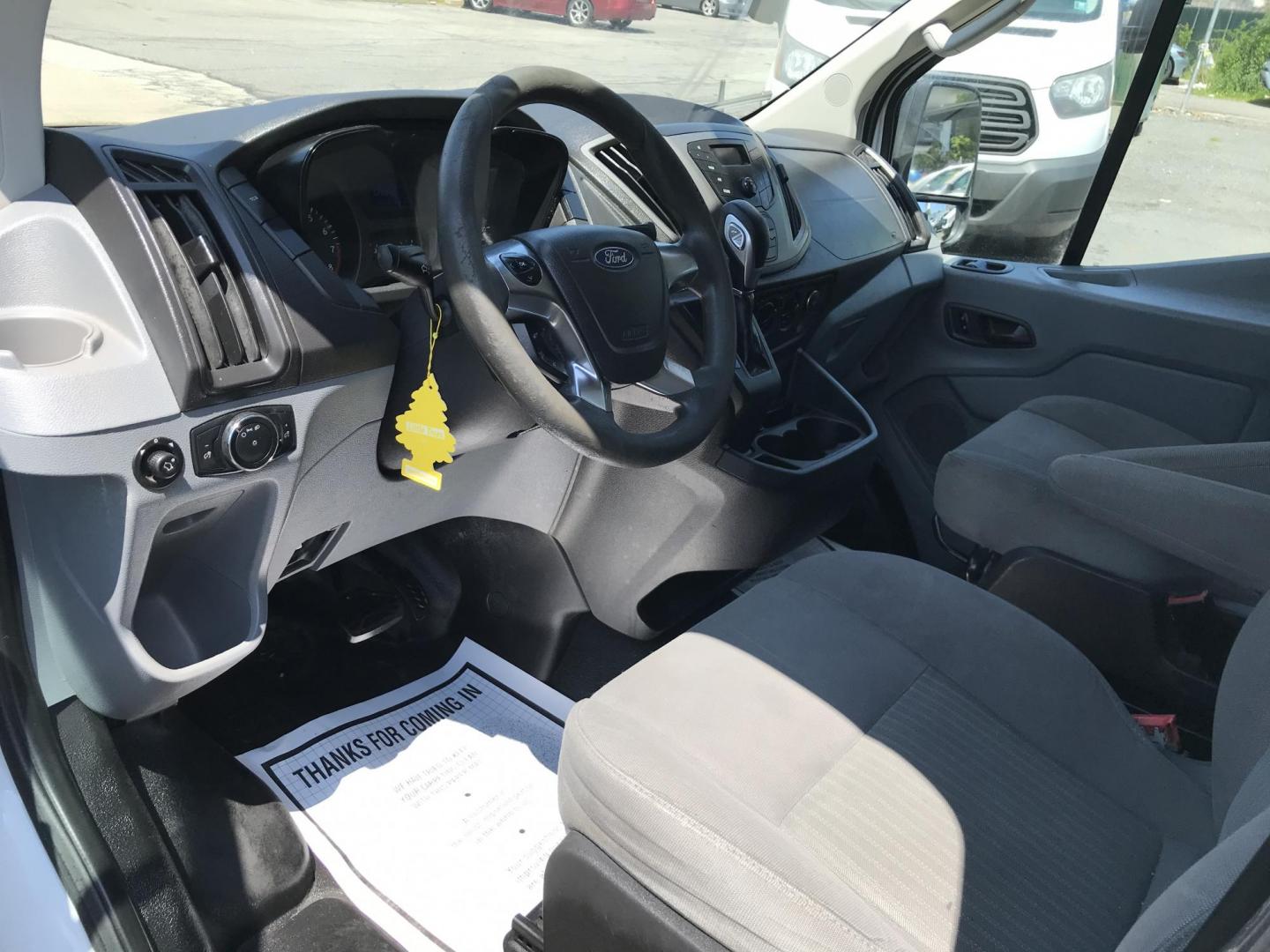2016 White /Gray Ford Transit 250 Van Low Roof 60/40 Pass.130-in. WB (1FTYR1ZMXGK) with an 3.7L V6 DOHC 24V engine, 6A transmission, located at 577 Chester Pike, Prospect Park, PA, 19076, (610) 237-1015, 39.886154, -75.302338 - 2016 Ford Transit 250: Ladder racks, shelving, backup camera, partition, new PA inspection, FLEET MAINTAINED! This vehicle comes inspected and has been given a bumper to bumper safety check. It is very clean, reliable, and well maintained. We offer a unique pay plan that is known for being the e - Photo#6