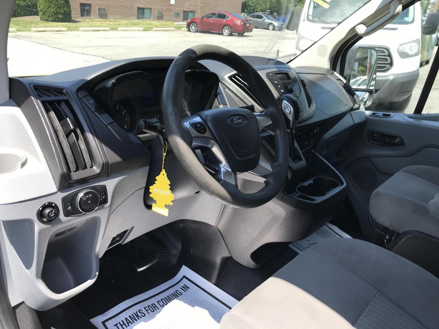 2016 White /Gray Ford Transit 250 Van Low Roof 60/40 Pass.130-in. WB (1FTYR1ZMXGK) with an 3.7L V6 DOHC 24V engine, 6A transmission, located at 577 Chester Pike, Prospect Park, PA, 19076, (610) 237-1015, 39.886154, -75.302338 - 2016 Ford Transit 250: Ladder racks, shelving, backup camera, partition, new PA inspection, FLEET MAINTAINED! This vehicle comes inspected and has been given a bumper to bumper safety check. It is very clean, reliable, and well maintained. We offer a unique pay plan that is known for being the e - Photo#10