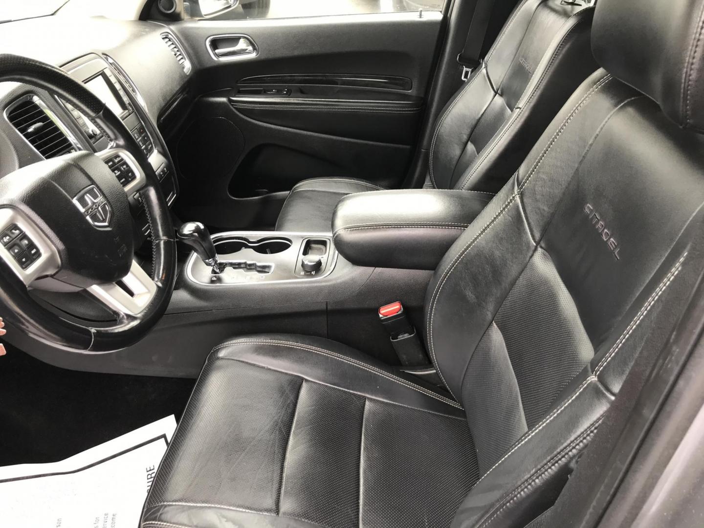 2012 Gray /Black Dodge Durango Citadel AWD (1C4SDJET7CC) with an 5.7L V8 OHV 16V engine, 5-Speed Automatic transmission, located at 577 Chester Pike, Prospect Park, PA, 19076, (610) 237-1015, 39.886154, -75.302338 - 2012 Dodge Durango Citadel: 3rd row seating, 4x4, backup camera, navigation system, DVD player, sunroof, new inspection, SUPER CLEAN, runs LIKE NEW! This vehicle comes inspected and has been given a bumper to bumper safety check. It is very clean, reliable, and well maintained. We offer a unique - Photo#11