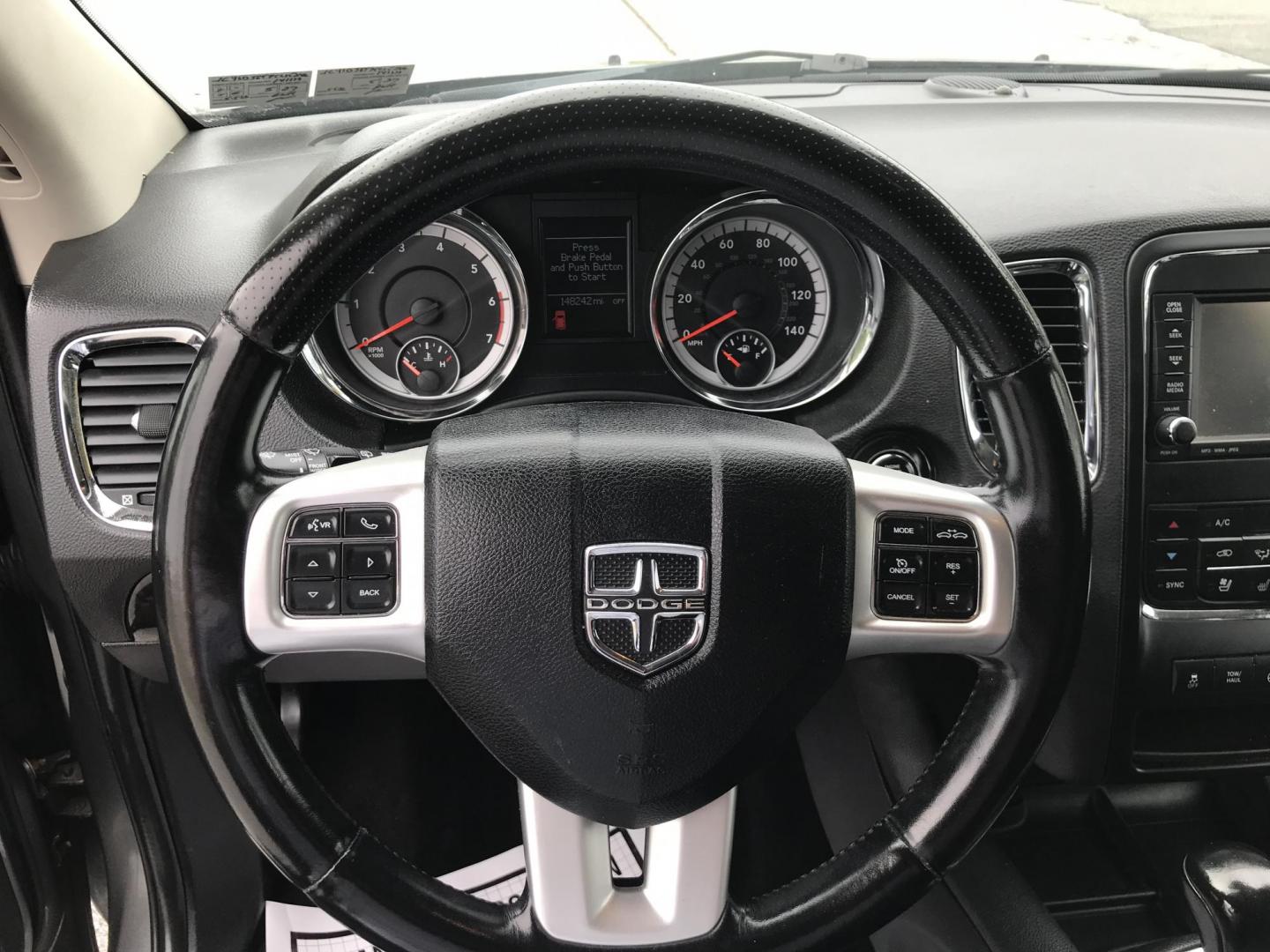 2012 Gray /Black Dodge Durango Citadel AWD (1C4SDJET7CC) with an 5.7L V8 OHV 16V engine, 5-Speed Automatic transmission, located at 577 Chester Pike, Prospect Park, PA, 19076, (610) 237-1015, 39.886154, -75.302338 - 2012 Dodge Durango Citadel: 3rd row seating, 4x4, backup camera, navigation system, DVD player, sunroof, new inspection, SUPER CLEAN, runs LIKE NEW! This vehicle comes inspected and has been given a bumper to bumper safety check. It is very clean, reliable, and well maintained. We offer a unique - Photo#13