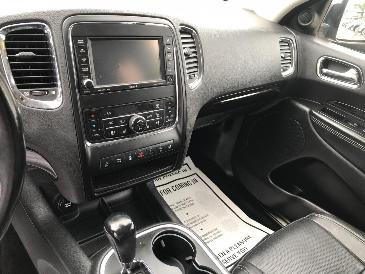 2012 Gray /Black Dodge Durango Citadel AWD (1C4SDJET7CC) with an 5.7L V8 OHV 16V engine, 5-Speed Automatic transmission, located at 577 Chester Pike, Prospect Park, PA, 19076, (610) 237-1015, 39.886154, -75.302338 - 2012 Dodge Durango Citadel: 3rd row seating, 4x4, backup camera, navigation system, DVD player, sunroof, new inspection, SUPER CLEAN, runs LIKE NEW! This vehicle comes inspected and has been given a bumper to bumper safety check. It is very clean, reliable, and well maintained. We offer a unique - Photo#14