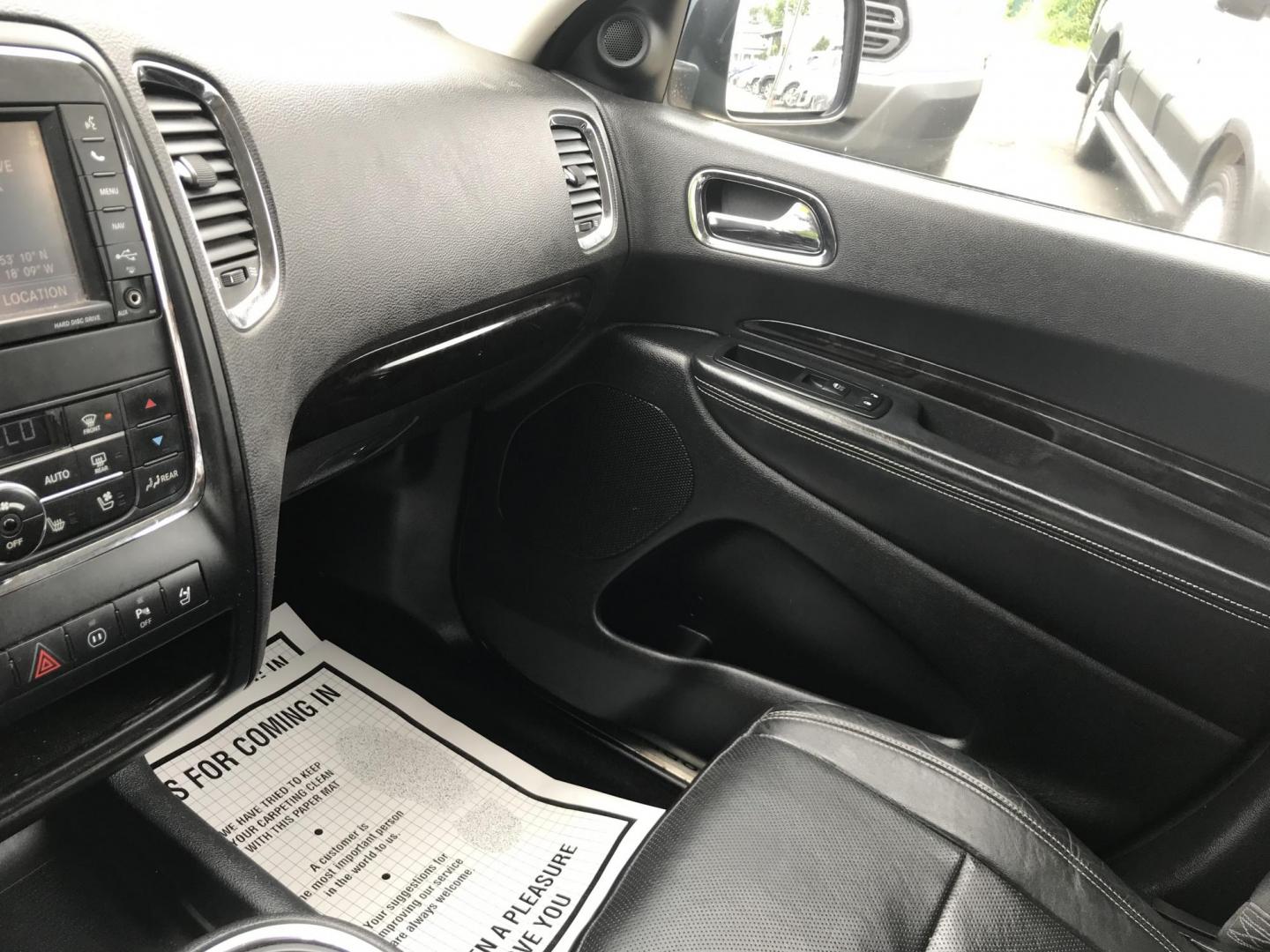 2012 Gray /Black Dodge Durango Citadel AWD (1C4SDJET7CC) with an 5.7L V8 OHV 16V engine, 5-Speed Automatic transmission, located at 577 Chester Pike, Prospect Park, PA, 19076, (610) 237-1015, 39.886154, -75.302338 - 2012 Dodge Durango Citadel: 3rd row seating, 4x4, backup camera, navigation system, DVD player, sunroof, new inspection, SUPER CLEAN, runs LIKE NEW! This vehicle comes inspected and has been given a bumper to bumper safety check. It is very clean, reliable, and well maintained. We offer a unique - Photo#18