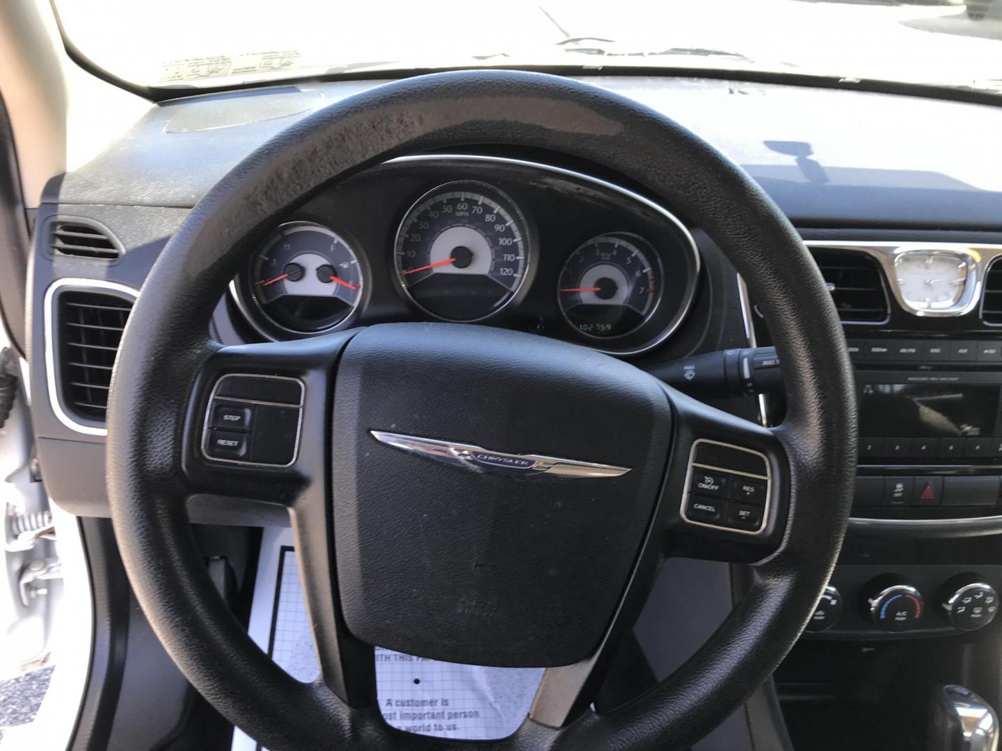 2014 White /Beige Chrysler 200 LX (1C3CCBAB9EN) with an 2.4L L4 DOHC 16V engine, 6-Speed Automatic transmission, located at 577 Chester Pike, Prospect Park, PA, 19076, (610) 237-1015, 39.886154, -75.302338 - 2014 Chrysler 200 LX: Only 102k miles, great on gas, new PA inspection, SUPER CLEAN, runs LIKE NEW! This vehicle comes inspected and has been given a bumper to bumper safety check. It is very clean, reliable, and well maintained. We offer a unique pay plan that is known for being the easiest and - Photo#11