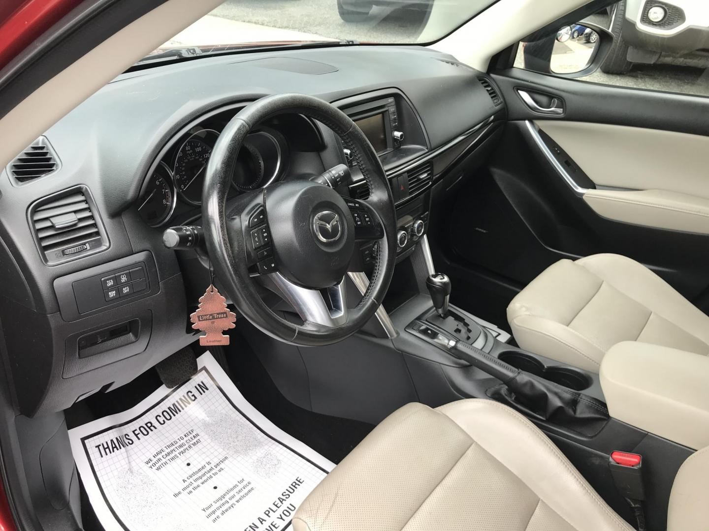 2013 Red /Tan Mazda CX-5 Grand Touring AWD (JM3KE4DE1D0) with an 2.0 V4 engine, 6-Speed Automatic transmission, located at 577 Chester Pike, Prospect Park, PA, 19076, (610) 237-1015, 39.886154, -75.302338 - 2013 Mazda CX-5 Grand Touring: AWD, navigation system, sunroof, backup camera, new PA inspection, SUPER CLEAN, runs LIKE NEW! This vehicle comes inspected and has been given a bumper to bumper safety check. It is very clean, reliable, and well maintained. We offer a unique pay plan that is known - Photo#13