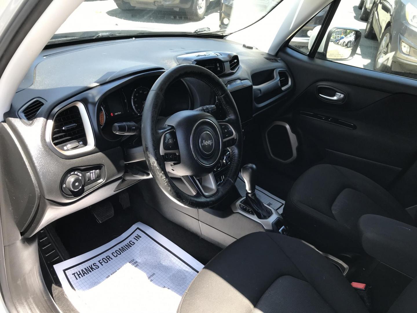 2016 Silver /Black Jeep Renegade Latitude 4WD (ZACCJBBTXGP) with an 2.4L L4 DOHC 16V engine, 6M transmission, located at 577 Chester Pike, Prospect Park, PA, 19076, (610) 237-1015, 39.886154, -75.302338 - 2016 Jeep Renegade Latitude: Only 105k miles, backup camera, great on gas, new PA inspection, SUPER CLEAN, runs LIKE NEW! This vehicle comes inspected and has been given a bumper to bumper safety check. It is very clean, reliable, and well maintained. We offer a unique pay plan that is known for - Photo#11