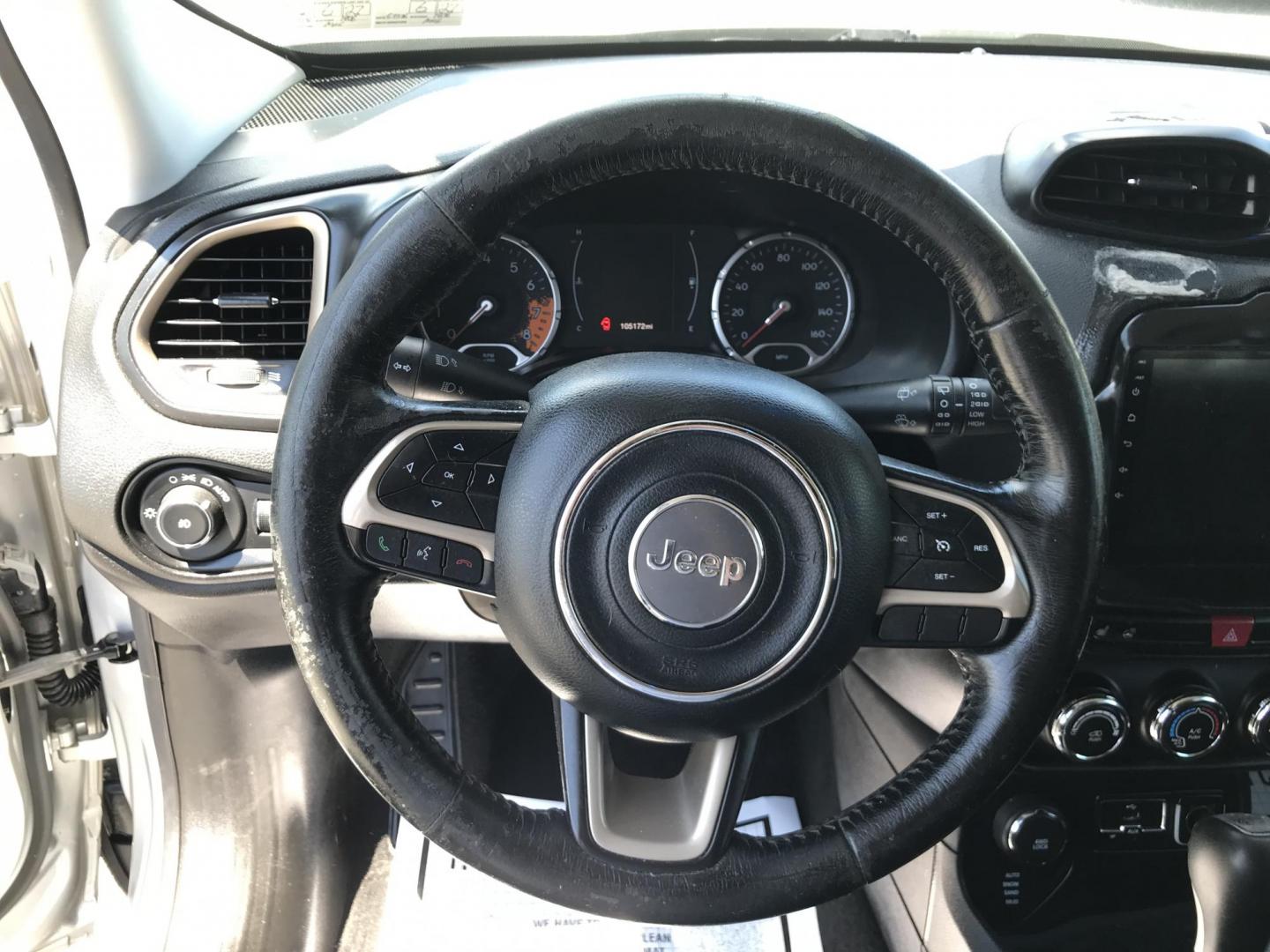 2016 Silver /Black Jeep Renegade Latitude 4WD (ZACCJBBTXGP) with an 2.4L L4 DOHC 16V engine, 6M transmission, located at 577 Chester Pike, Prospect Park, PA, 19076, (610) 237-1015, 39.886154, -75.302338 - 2016 Jeep Renegade Latitude: Only 105k miles, backup camera, great on gas, new PA inspection, SUPER CLEAN, runs LIKE NEW! This vehicle comes inspected and has been given a bumper to bumper safety check. It is very clean, reliable, and well maintained. We offer a unique pay plan that is known for - Photo#12